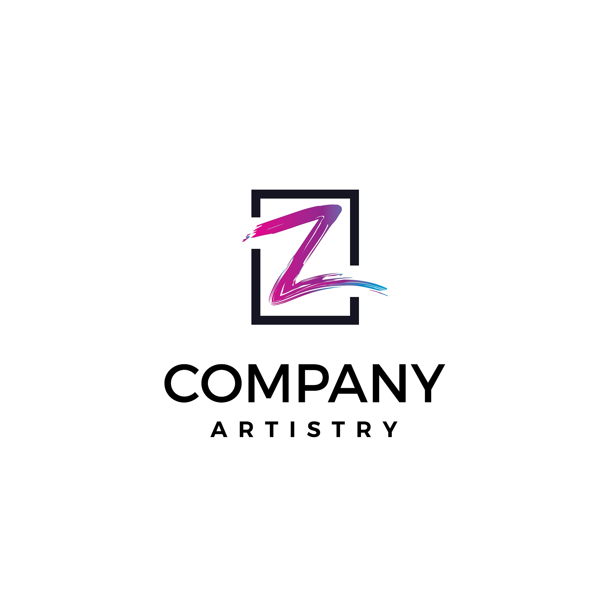 simple building line logo design inspiration