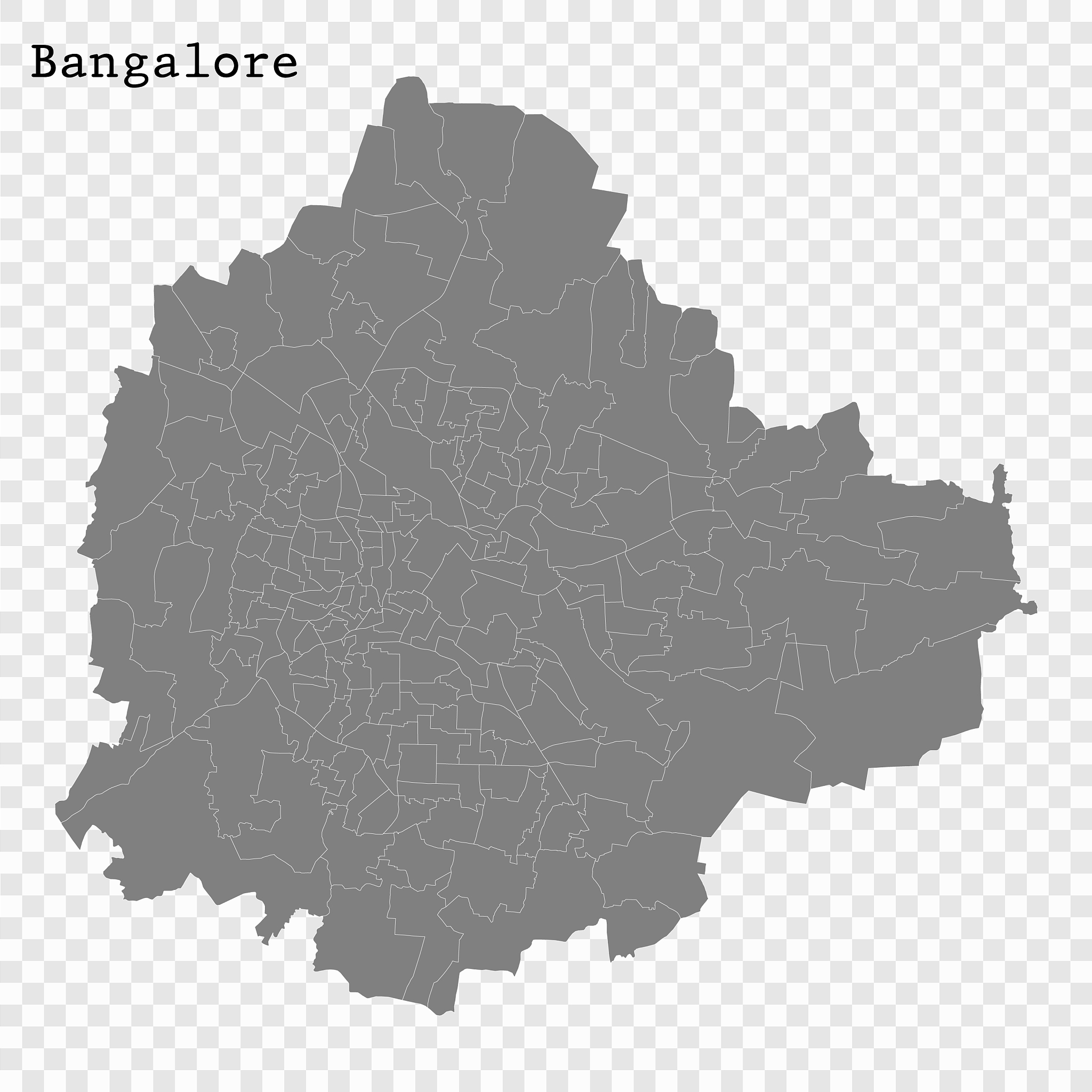 high quality map city