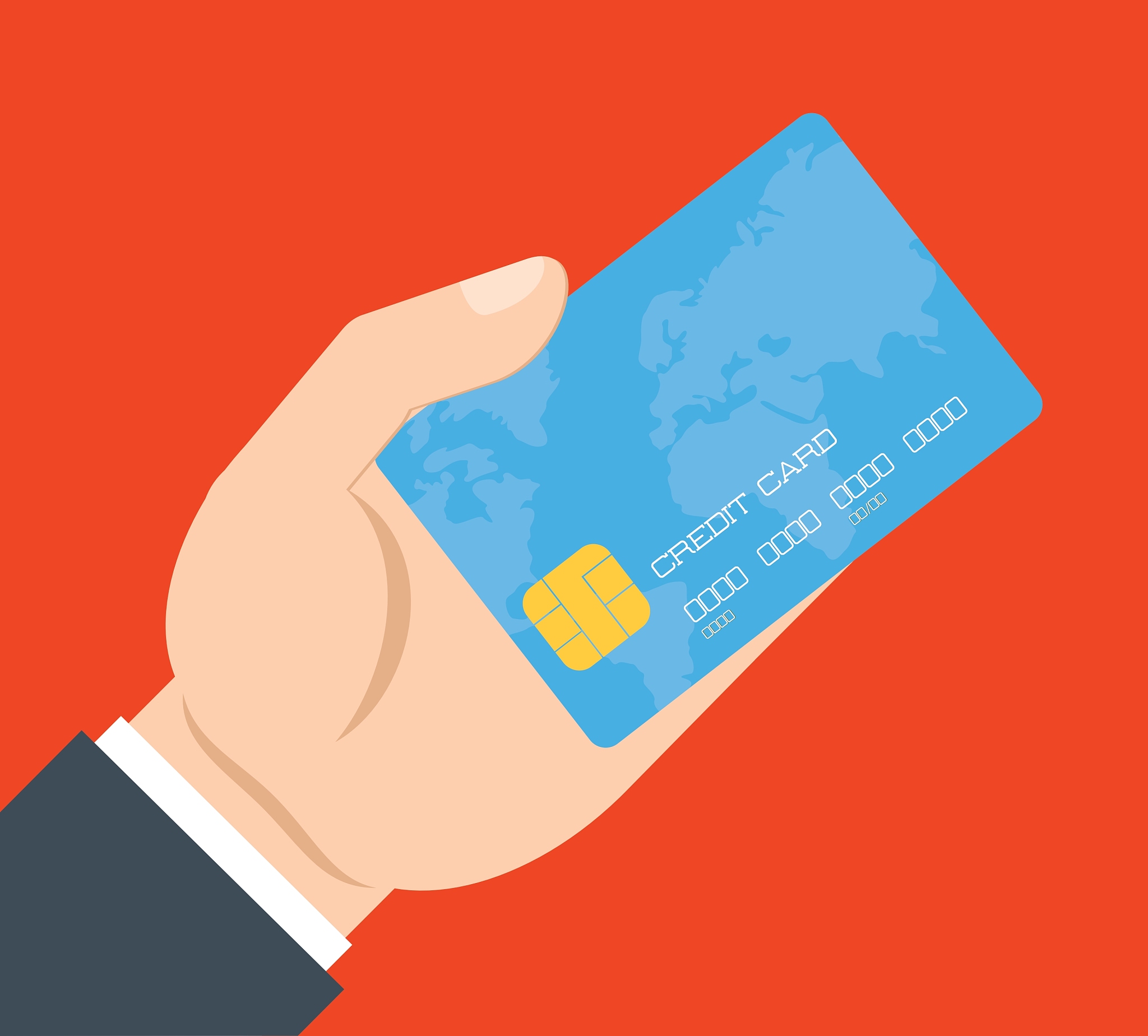 payment with credit card design