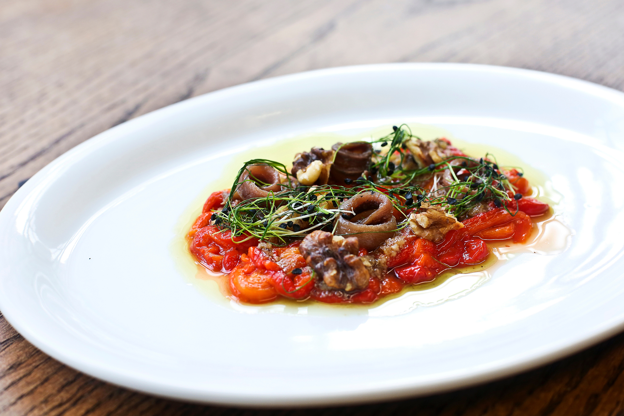 close-up of food in plate on table