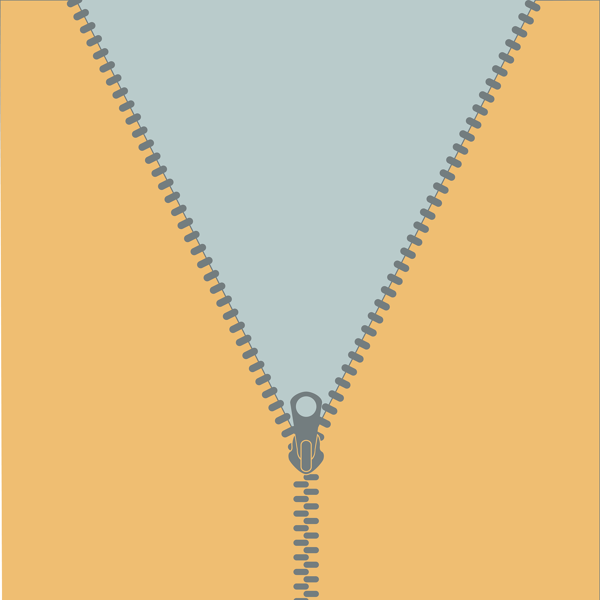 zipper and space for copy. vector illustration.
