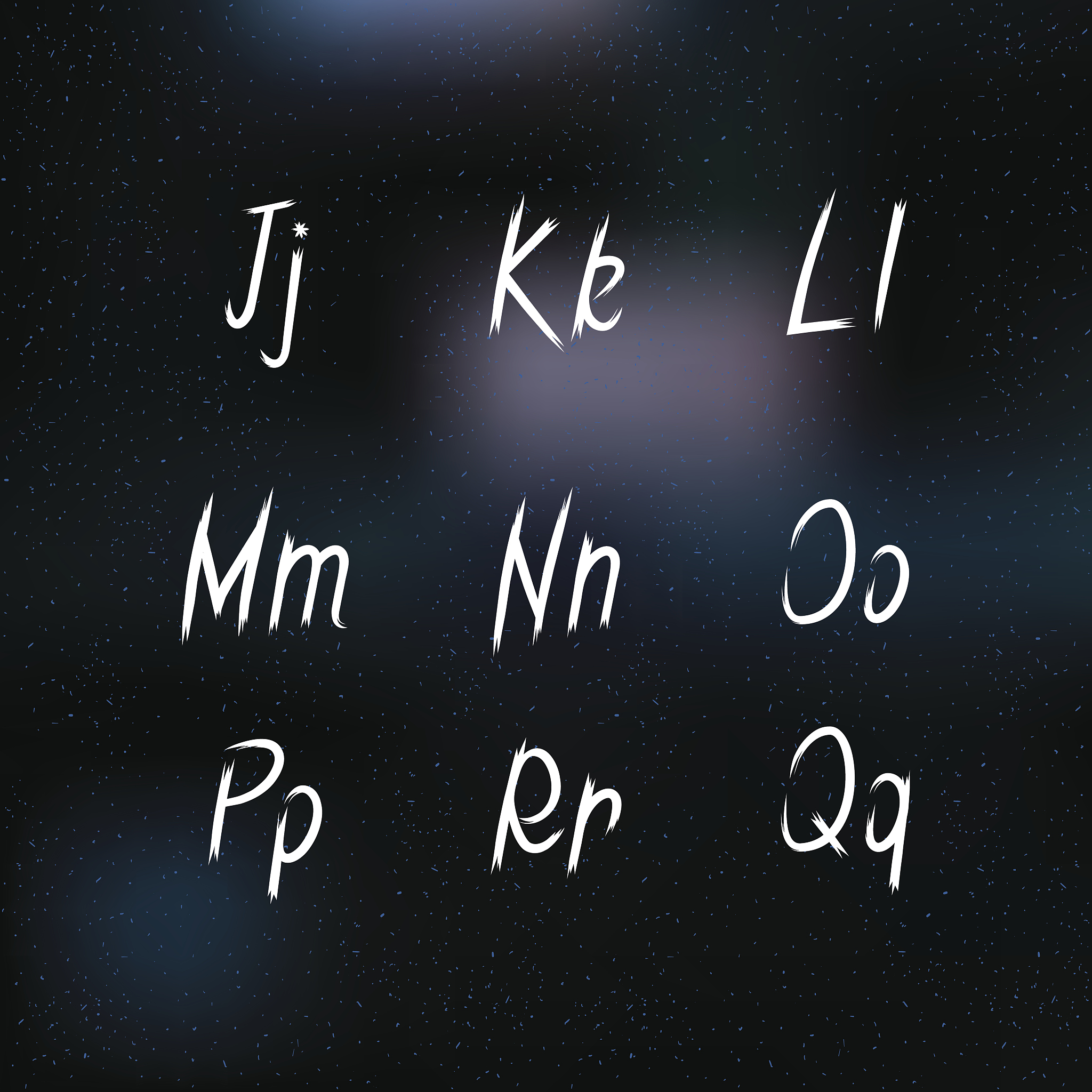 hand drawn lettering abc