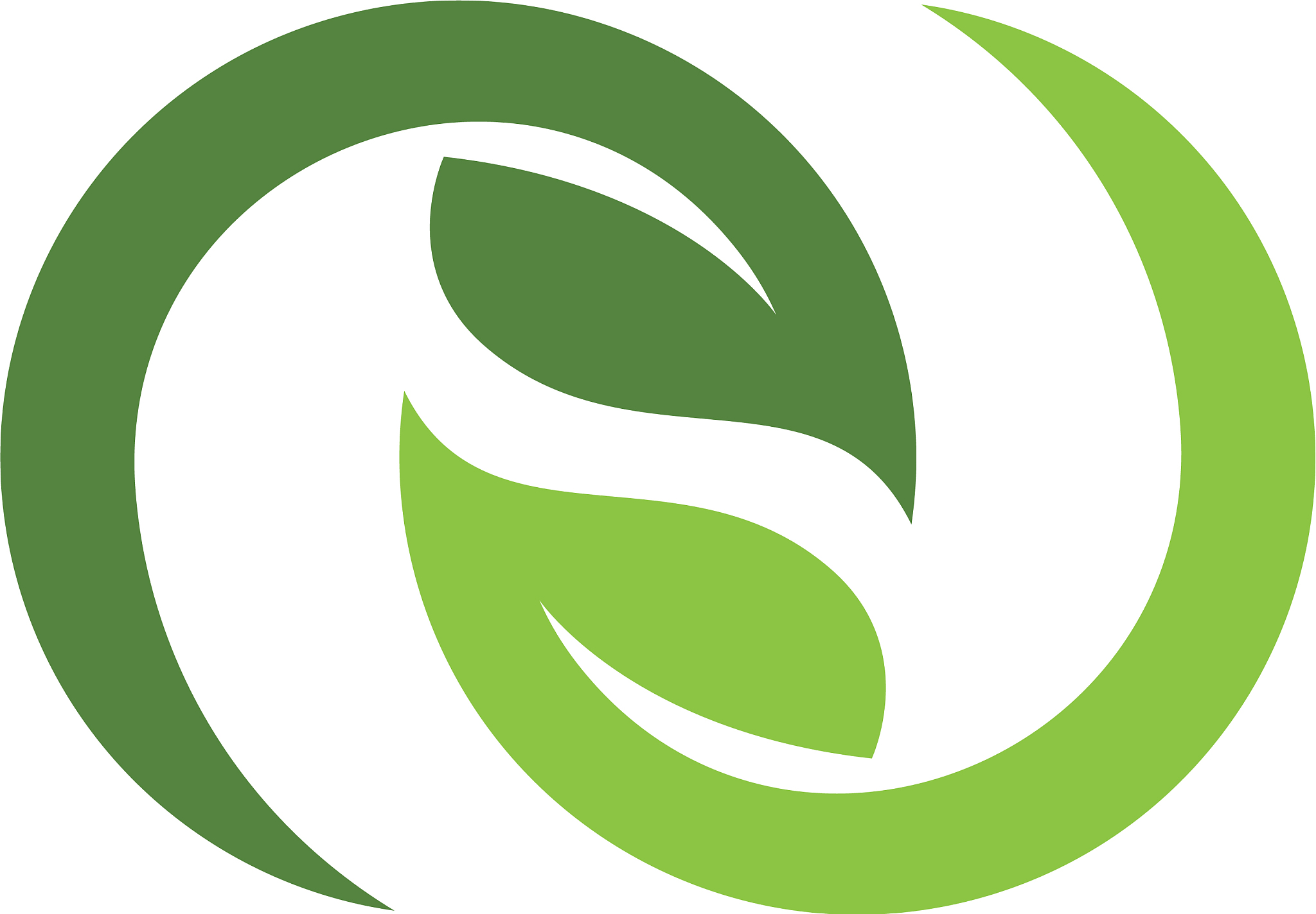 logos of green tree leaf ecology nature