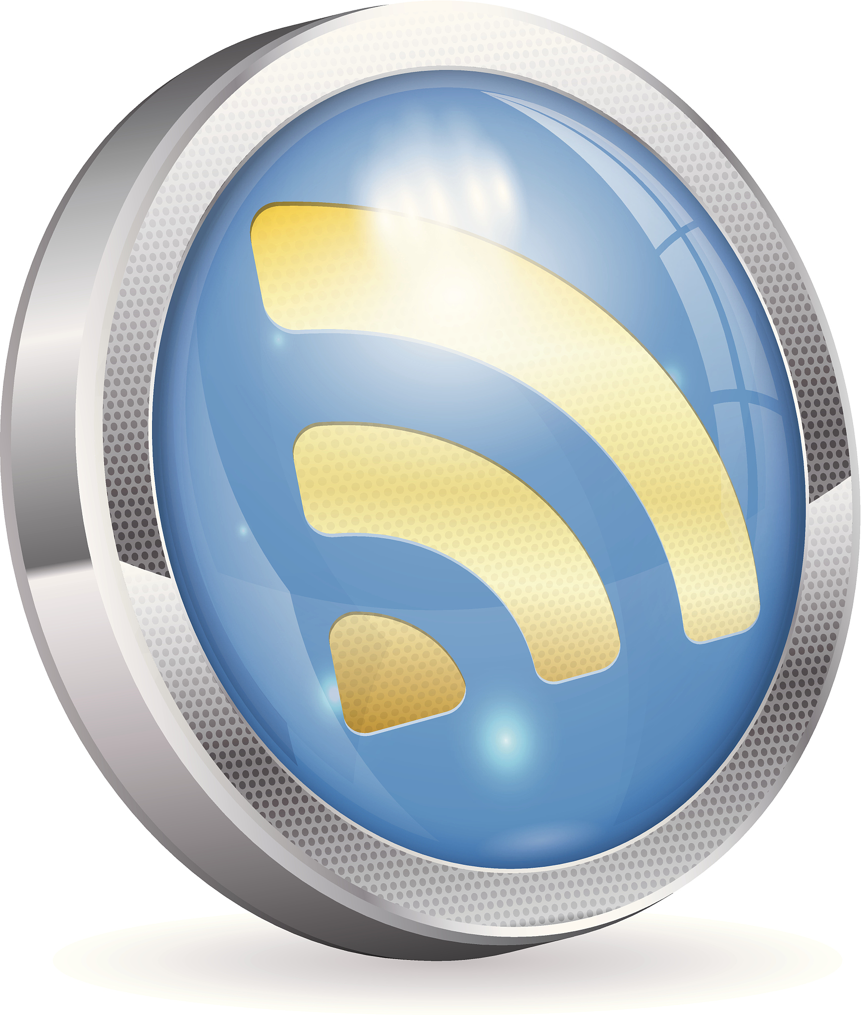 rss feed news button