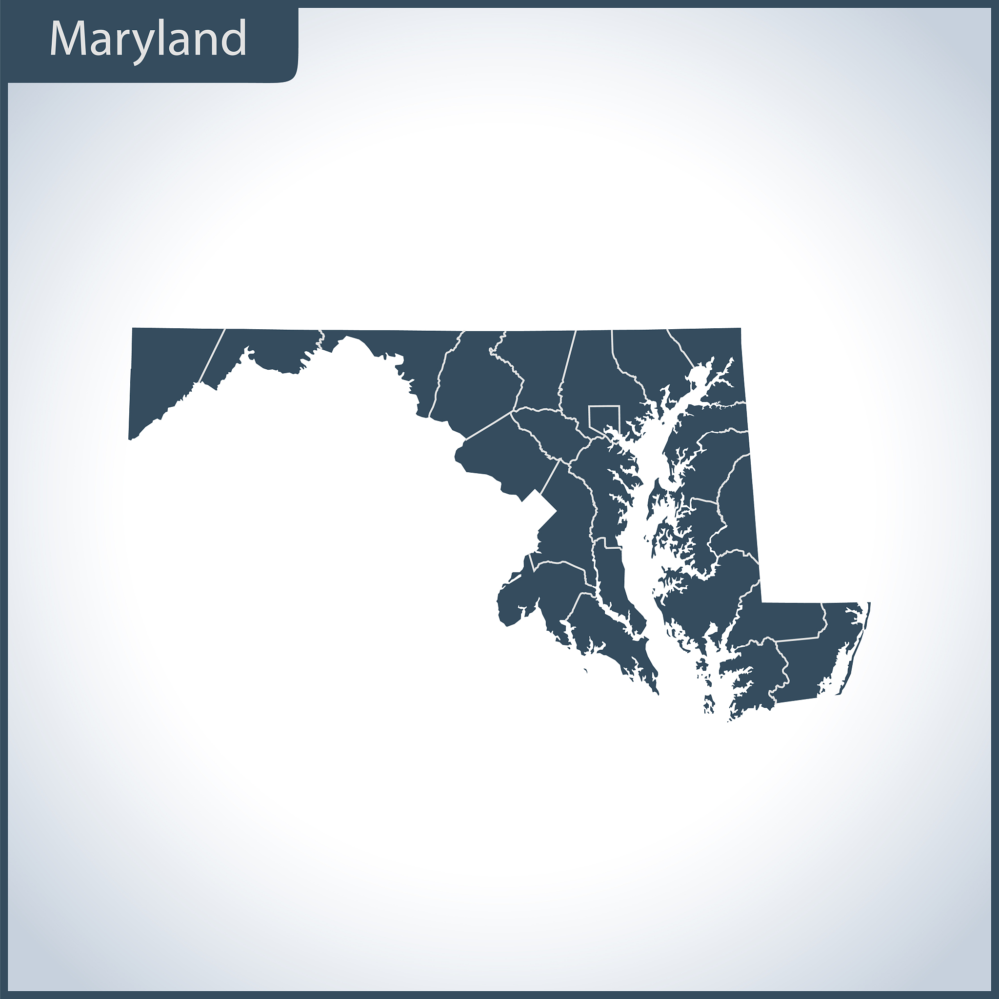 maryland map