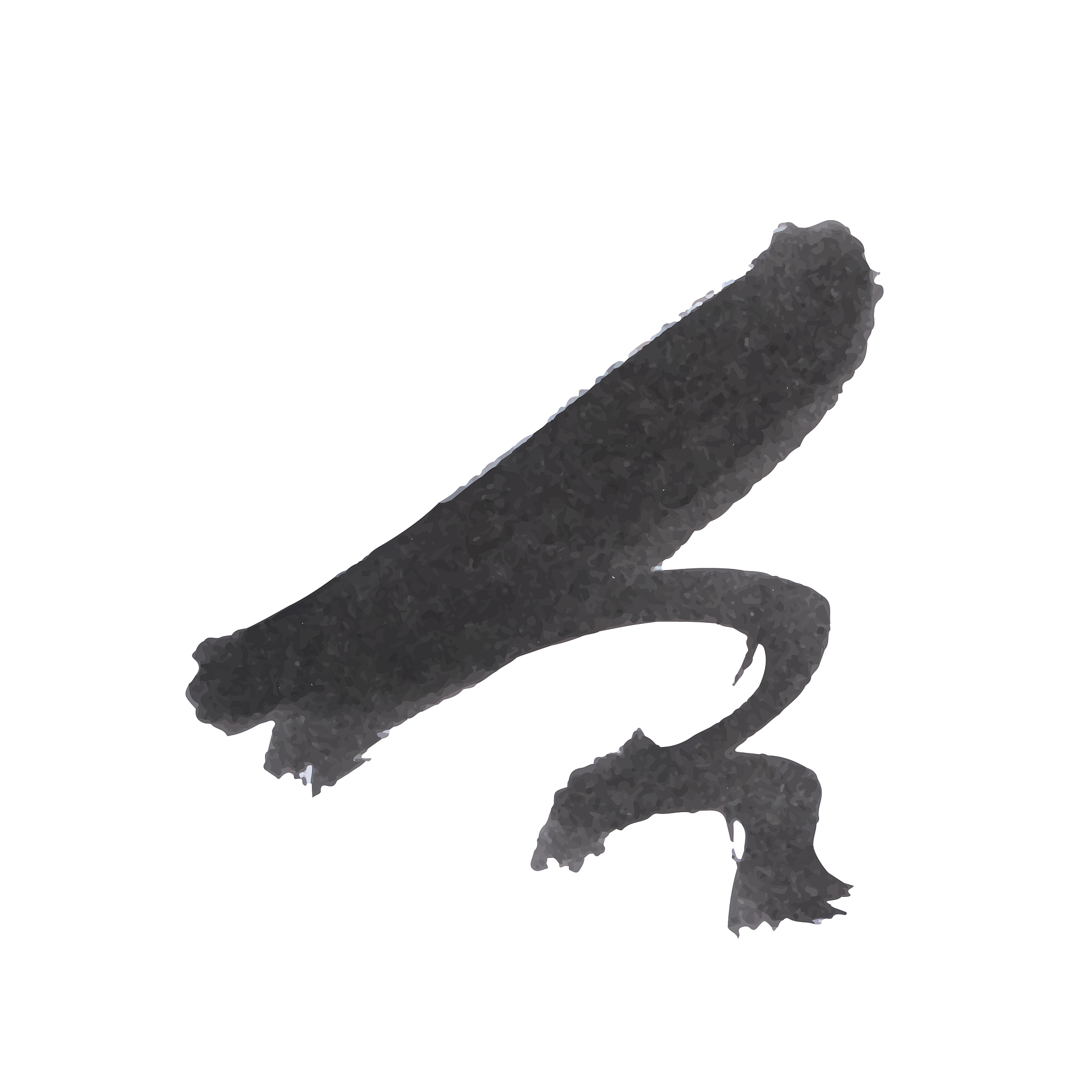 grunge ink pen stroke