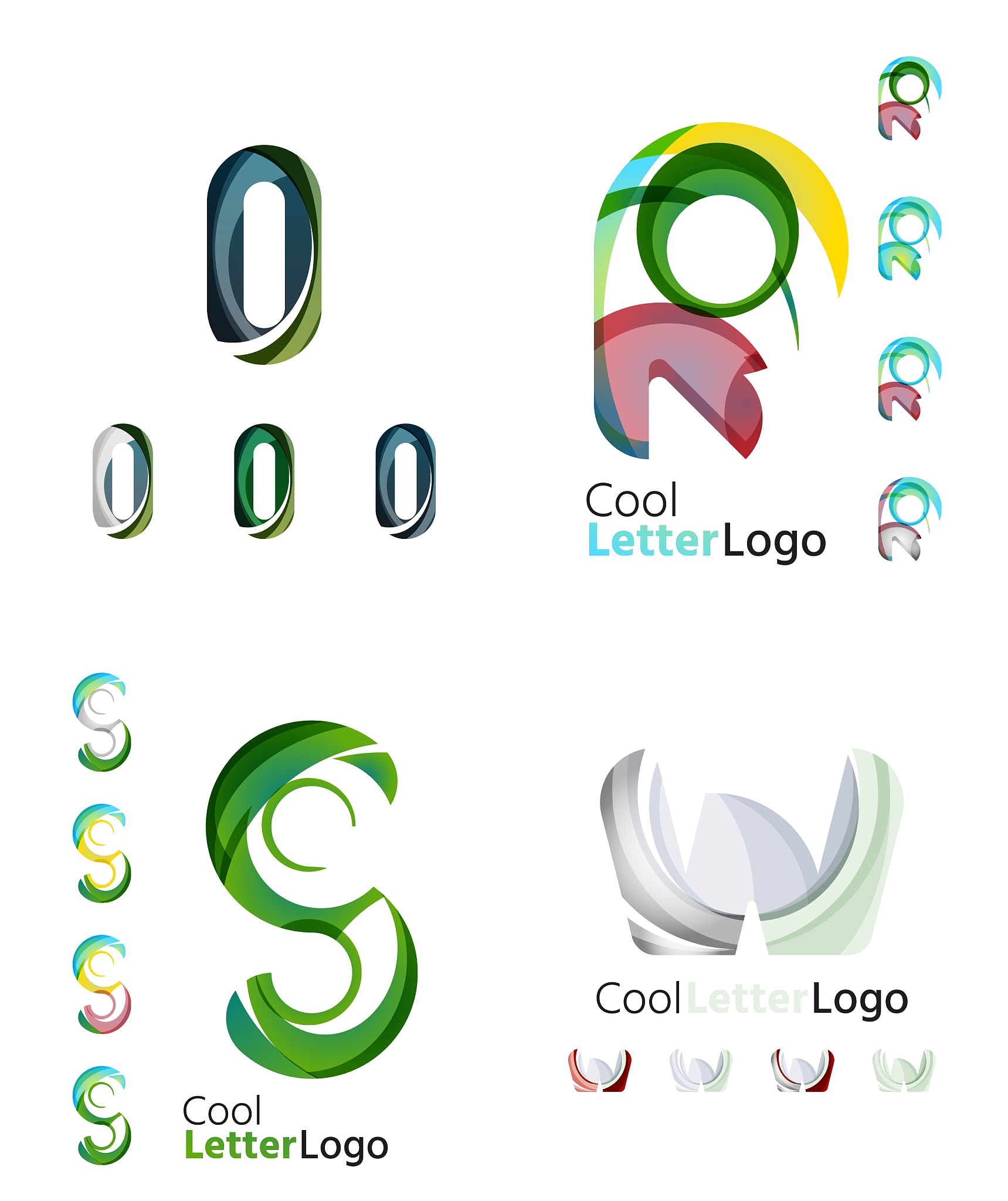 letter business emblem collection