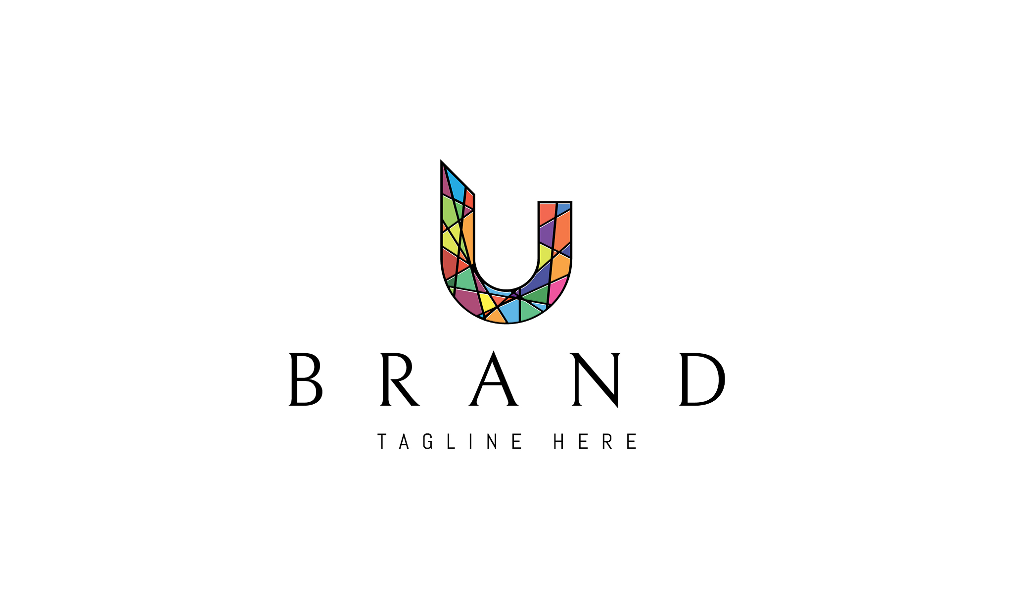 logo on which an abstract image the