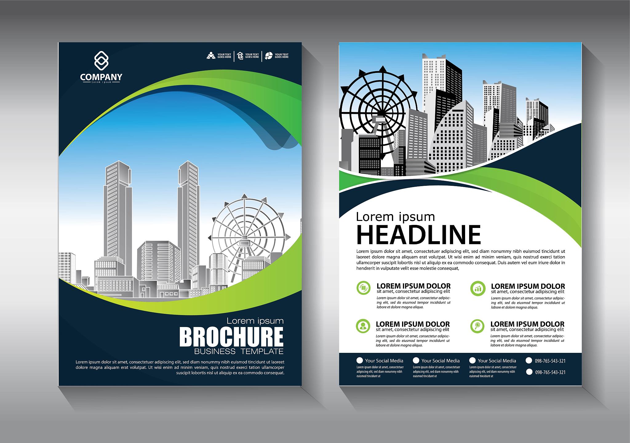 brochure design, cover modern layout, annual report, poster, fly