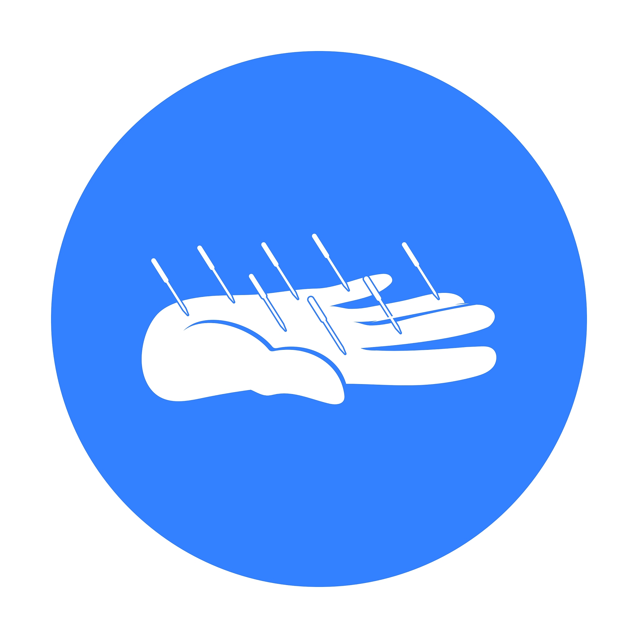 acupuncture icon black single medicine icon from