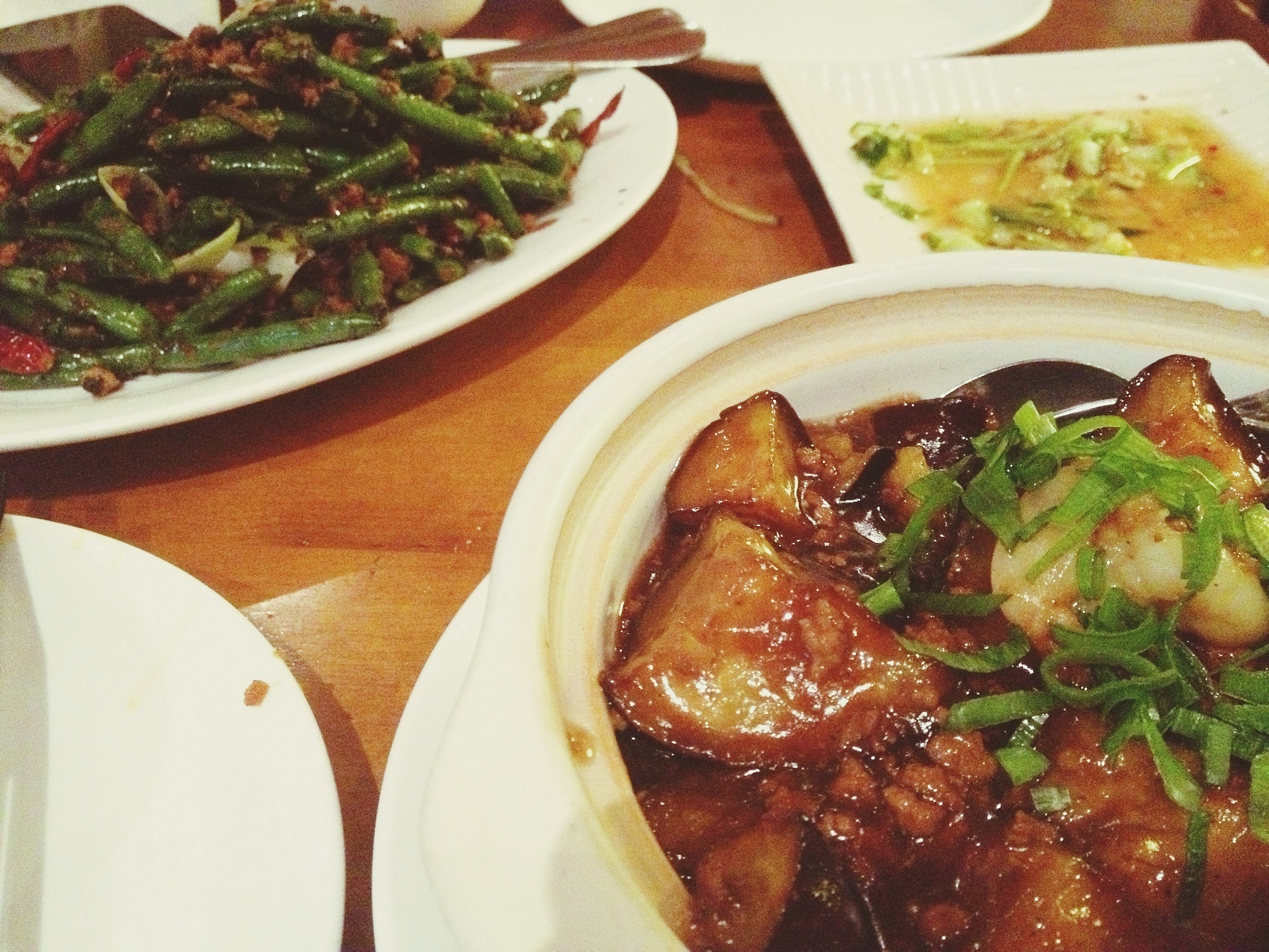 close up of food on table