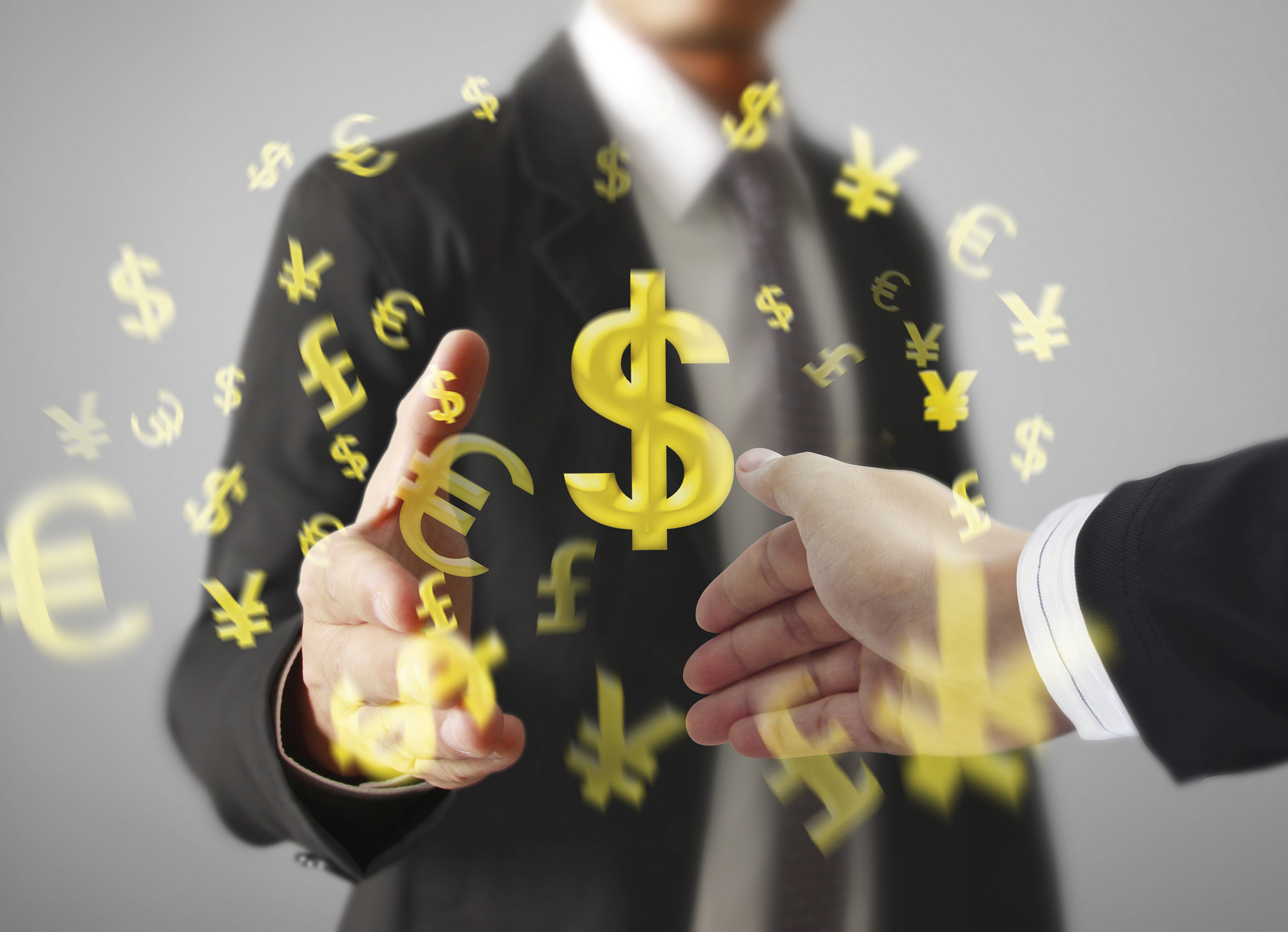 businessmen shaking hands