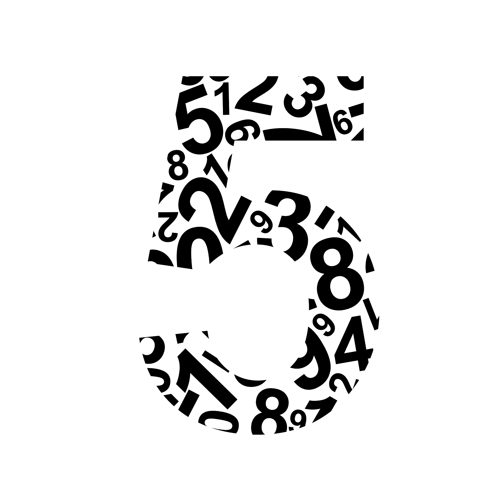 展示一个文字组成的人物肖像