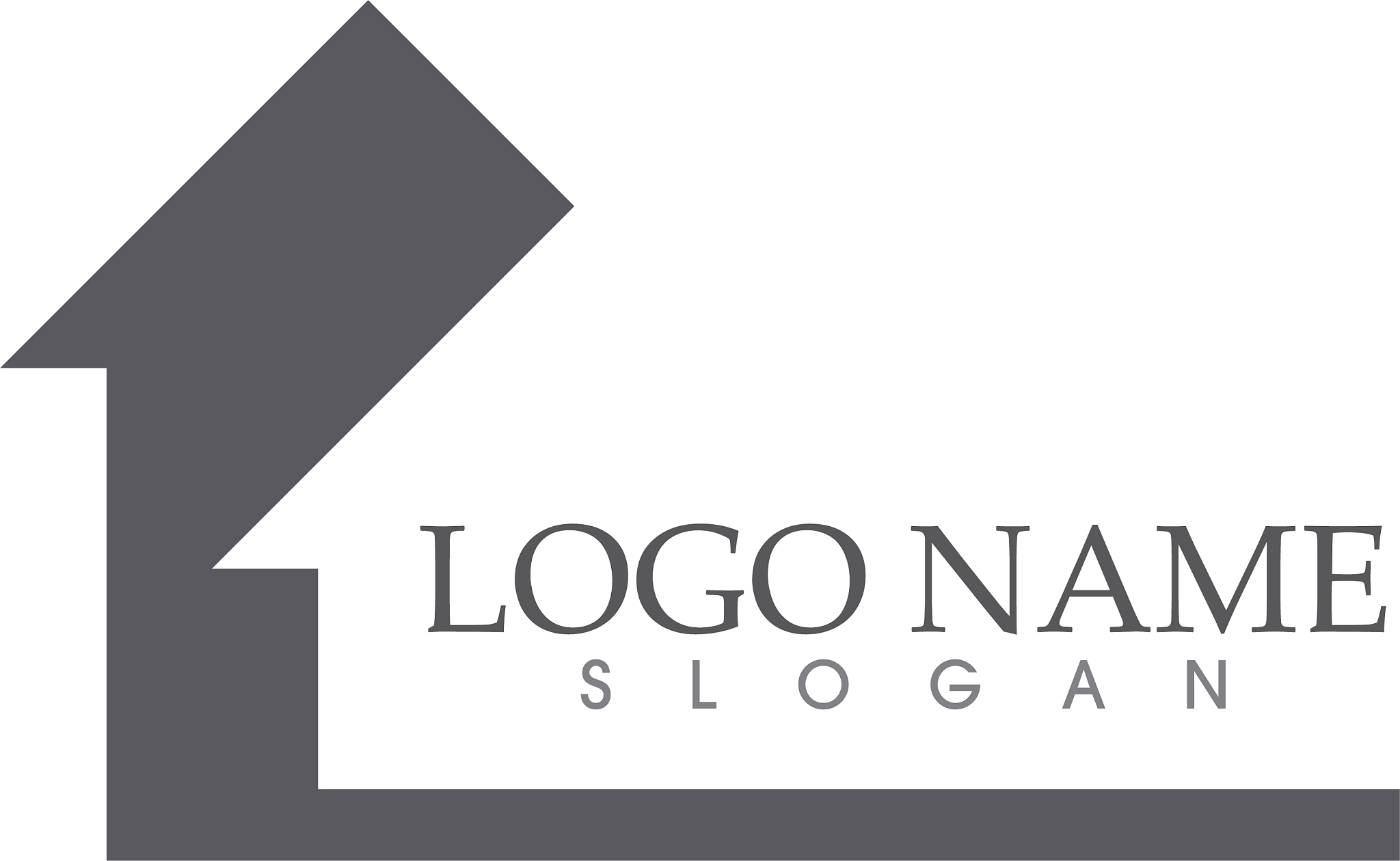 home and house property and construction logo
