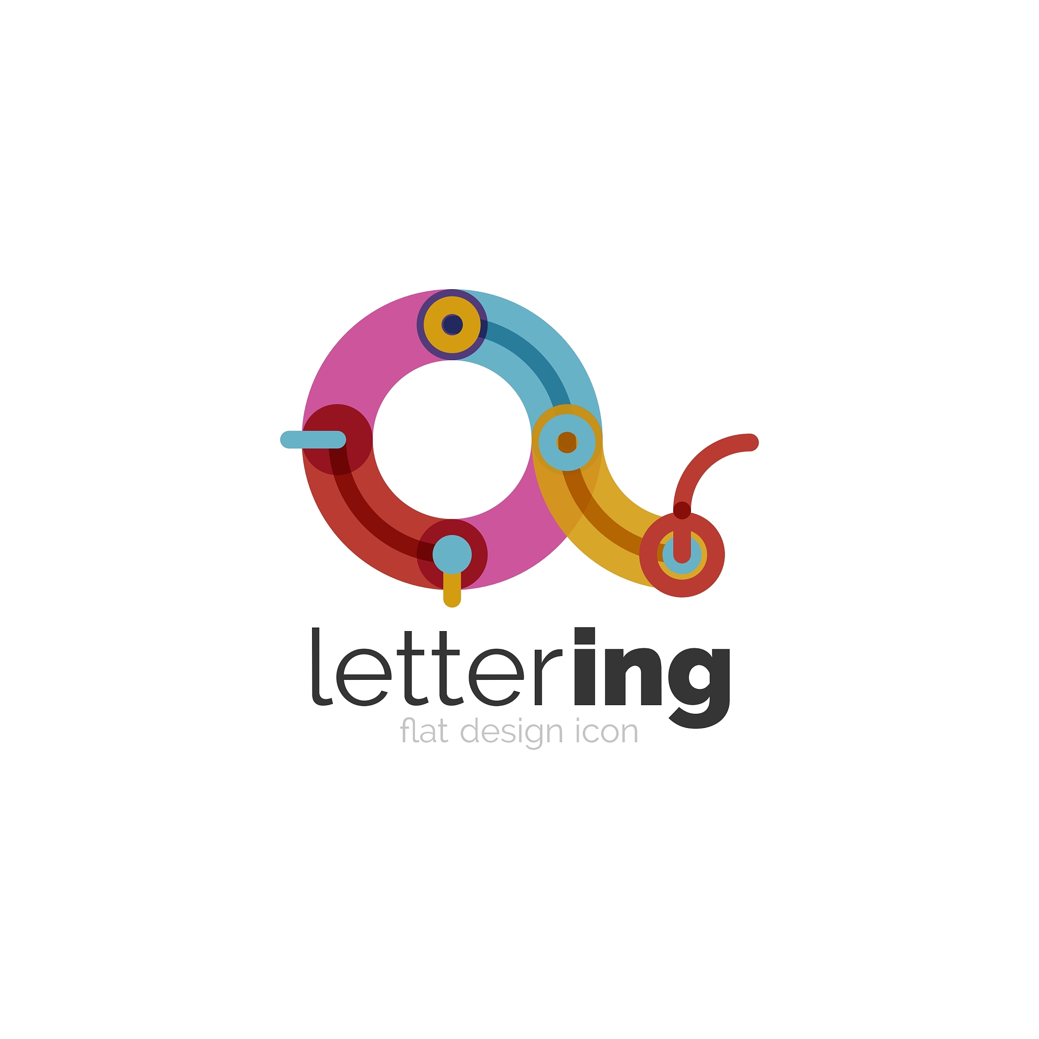 letter logo business icon