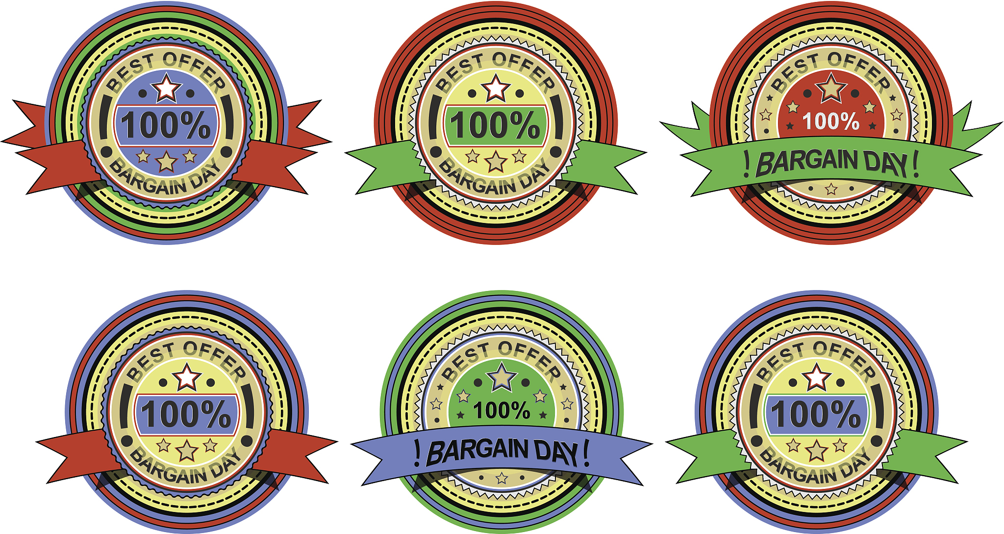 sale labels collection