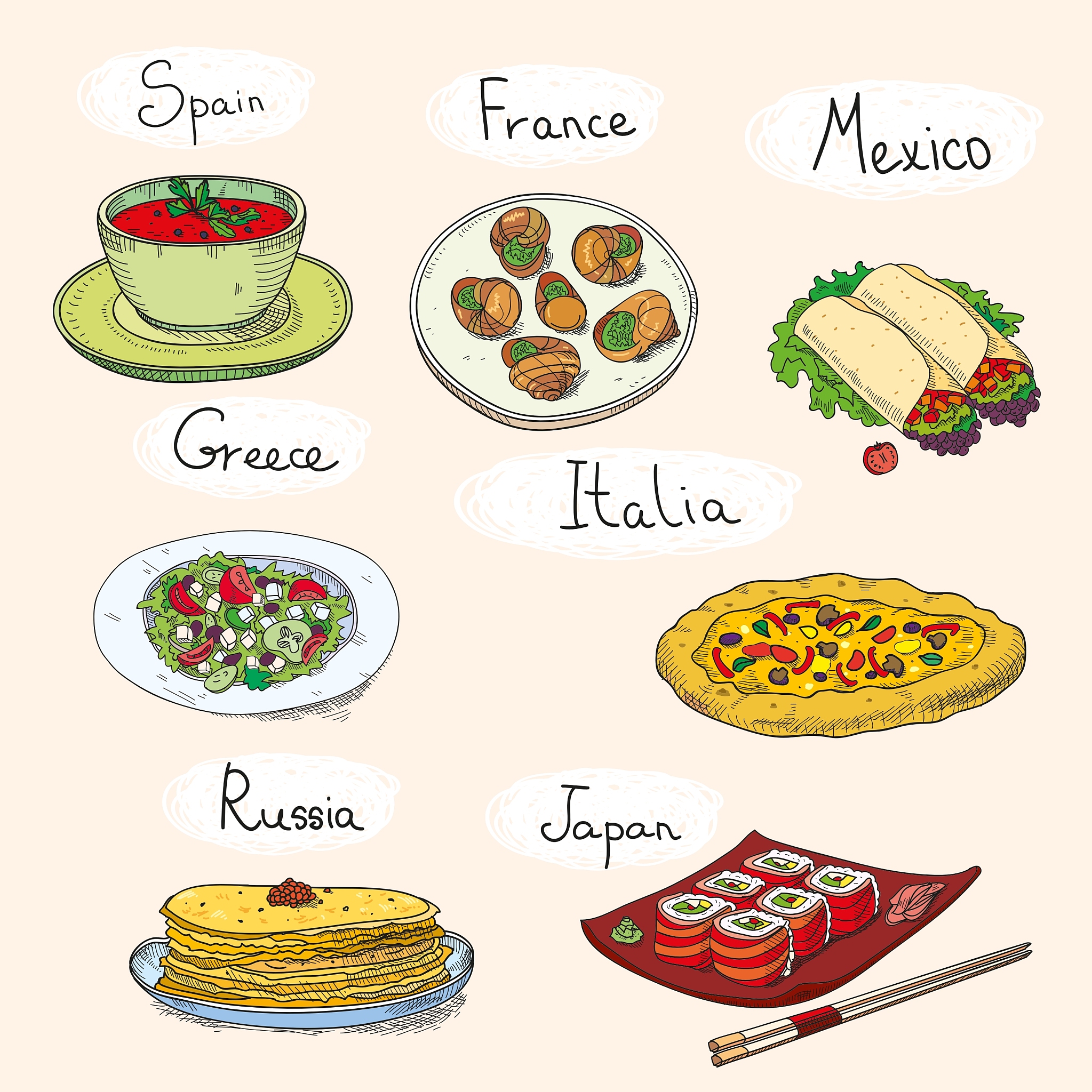 popular world famous food international restaurant