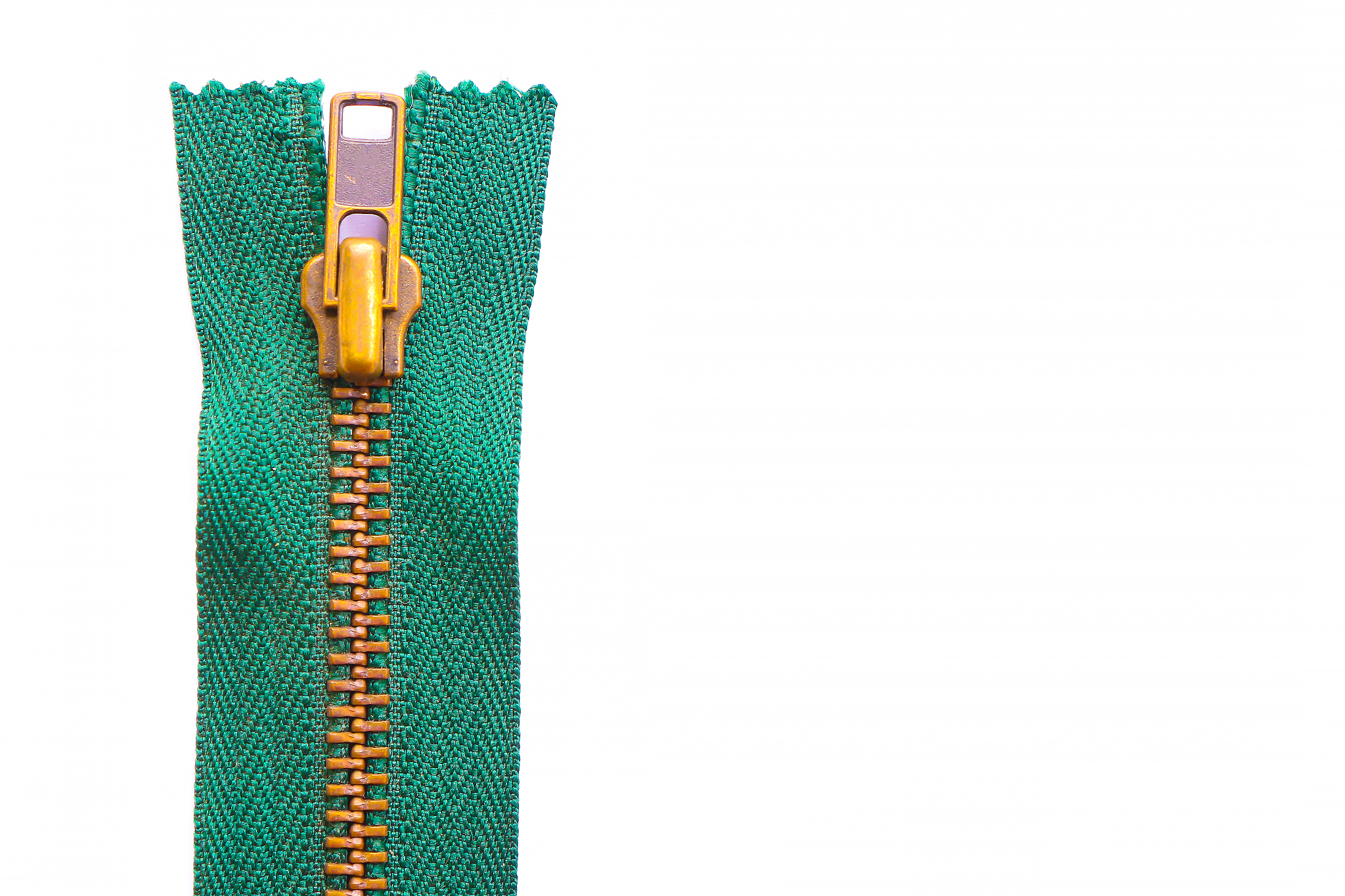 green zipper
