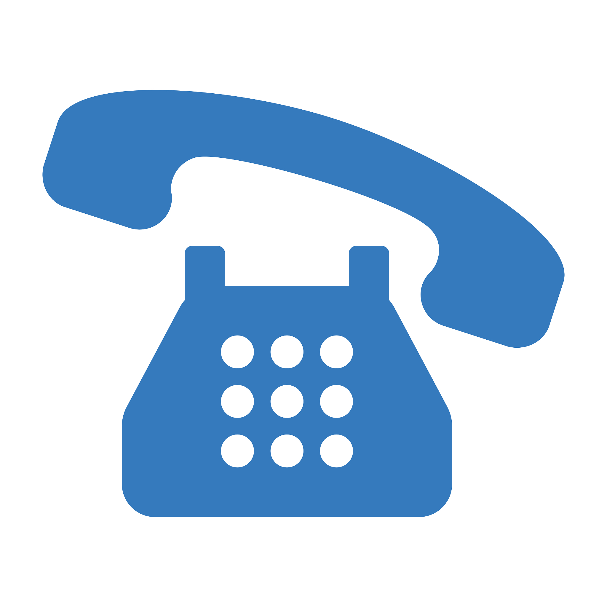 calling blue icon, telephone, call, communication