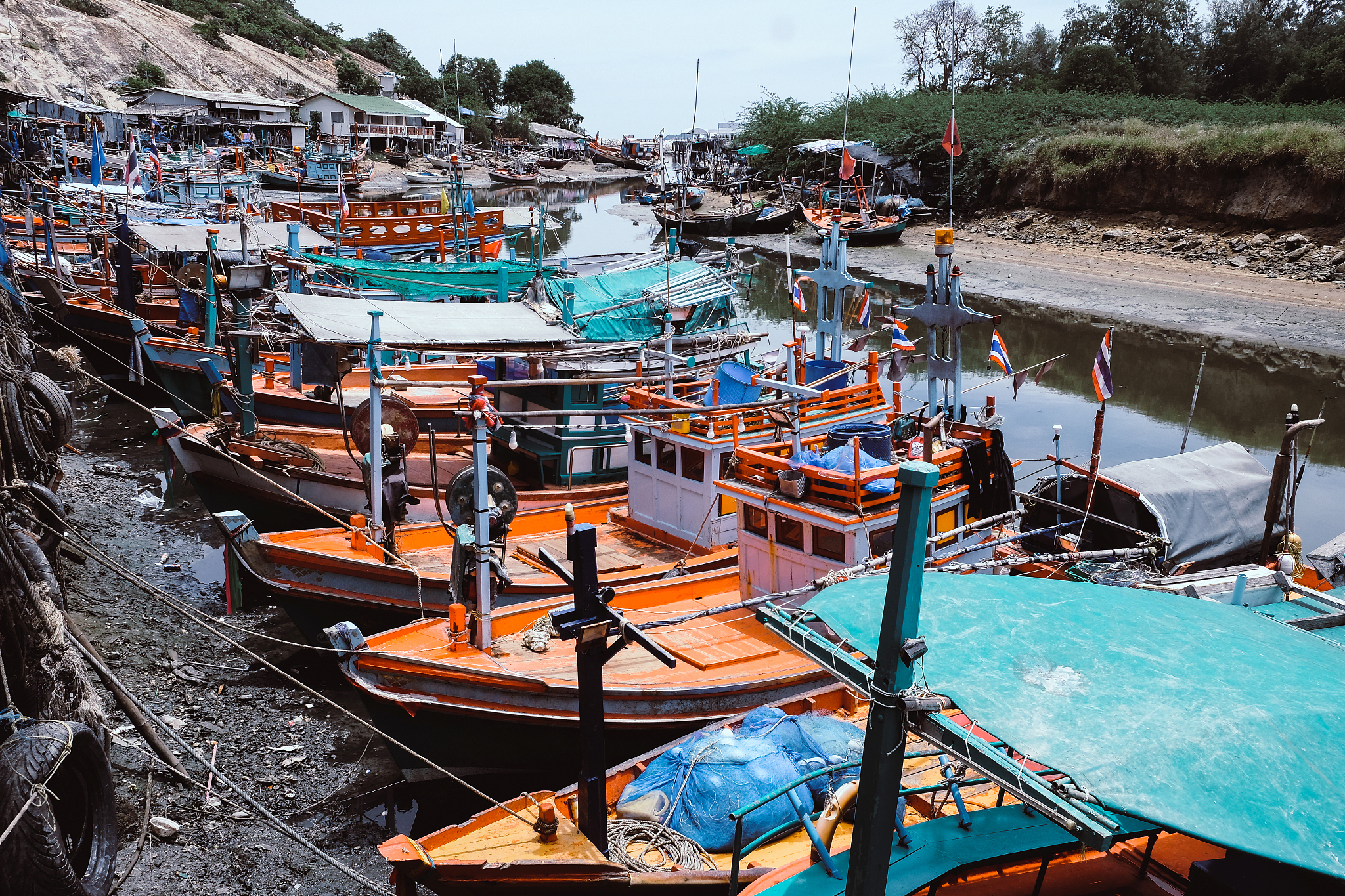 fishing boats