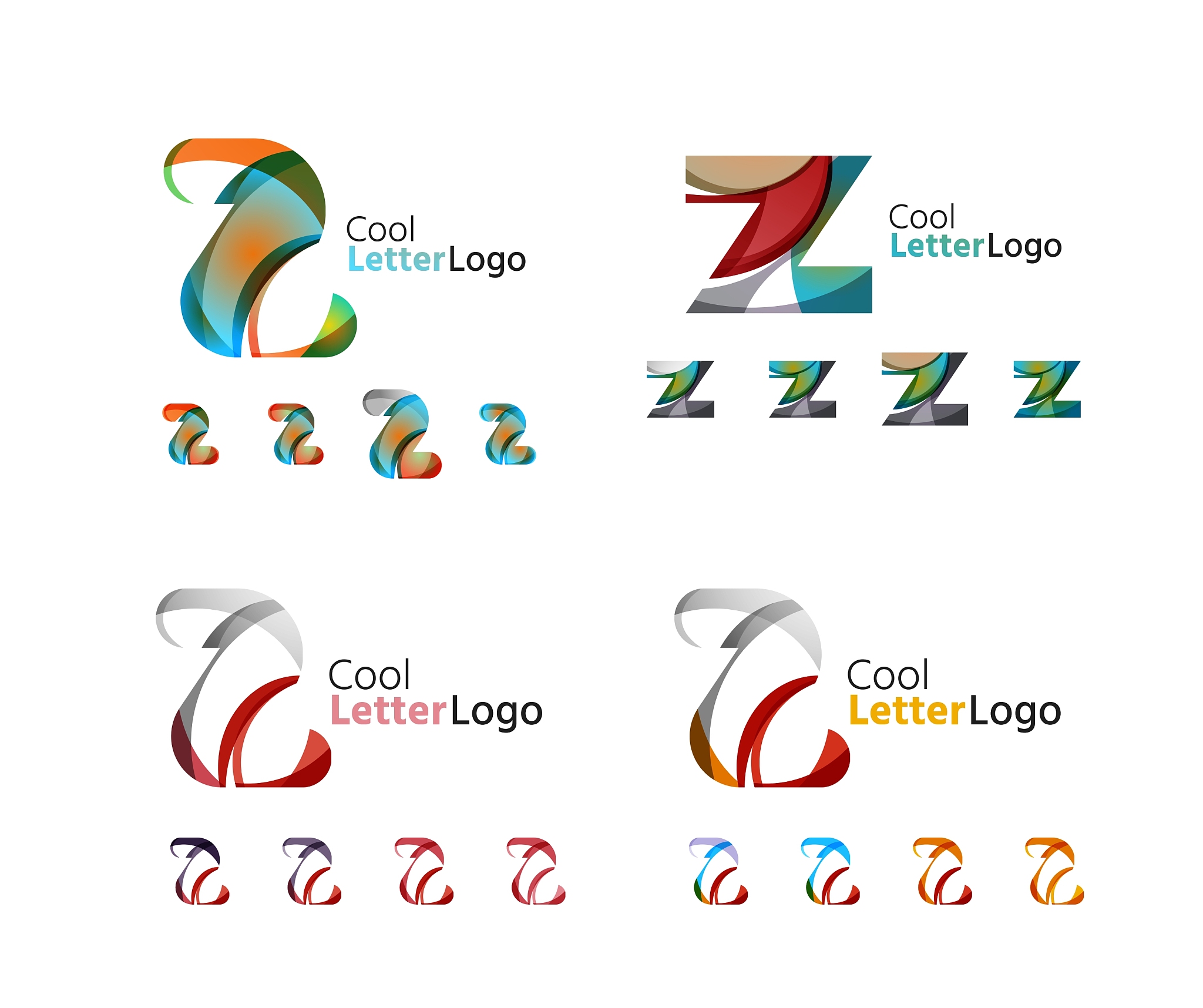 letter business emblem collection