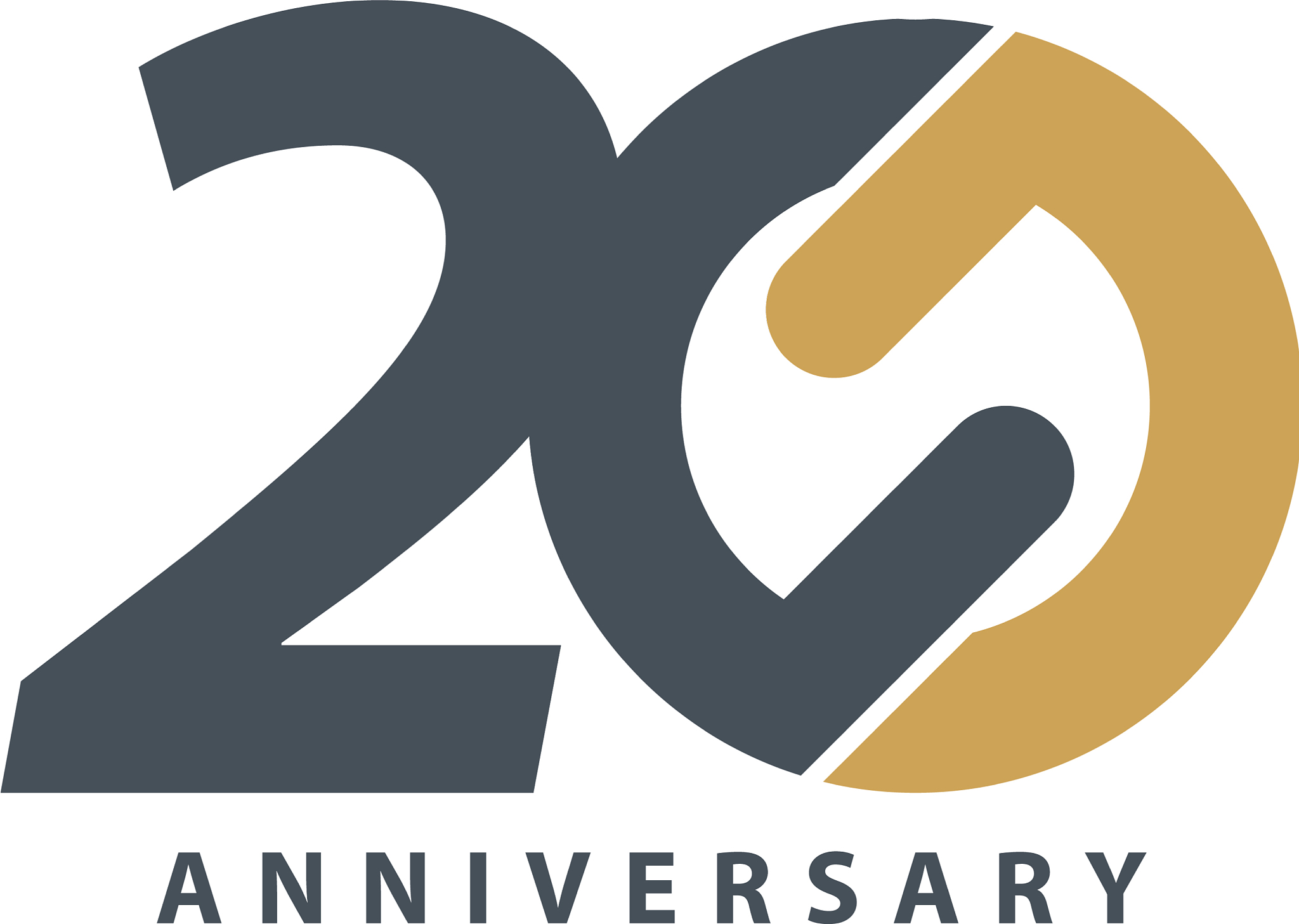 20 year anniversary template design