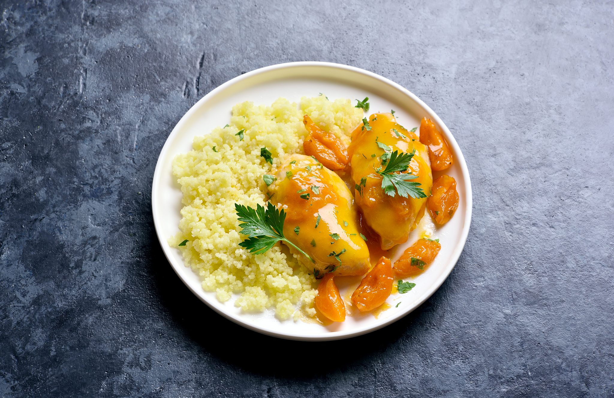 chicken breasts in apricot sauce