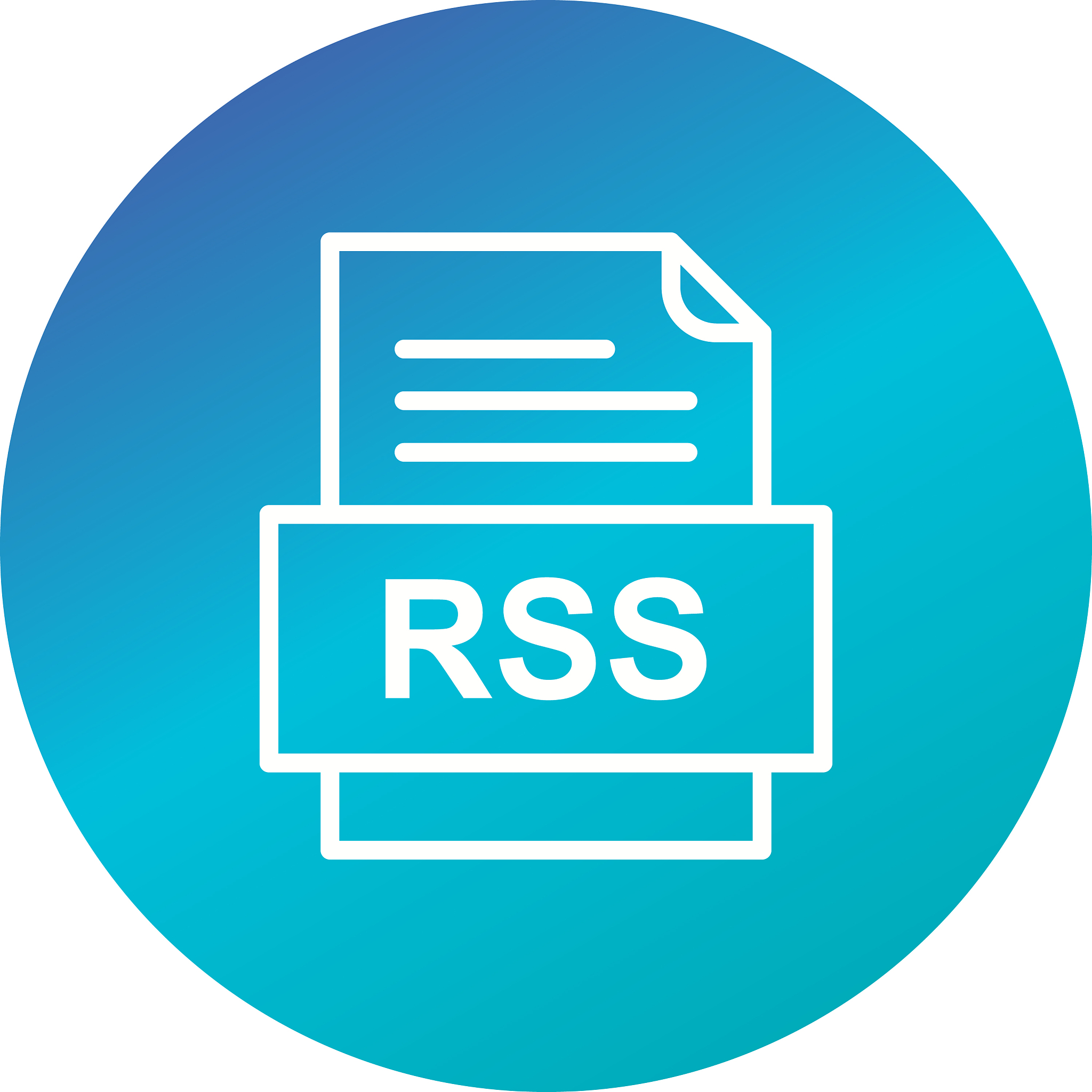 rss file document icon