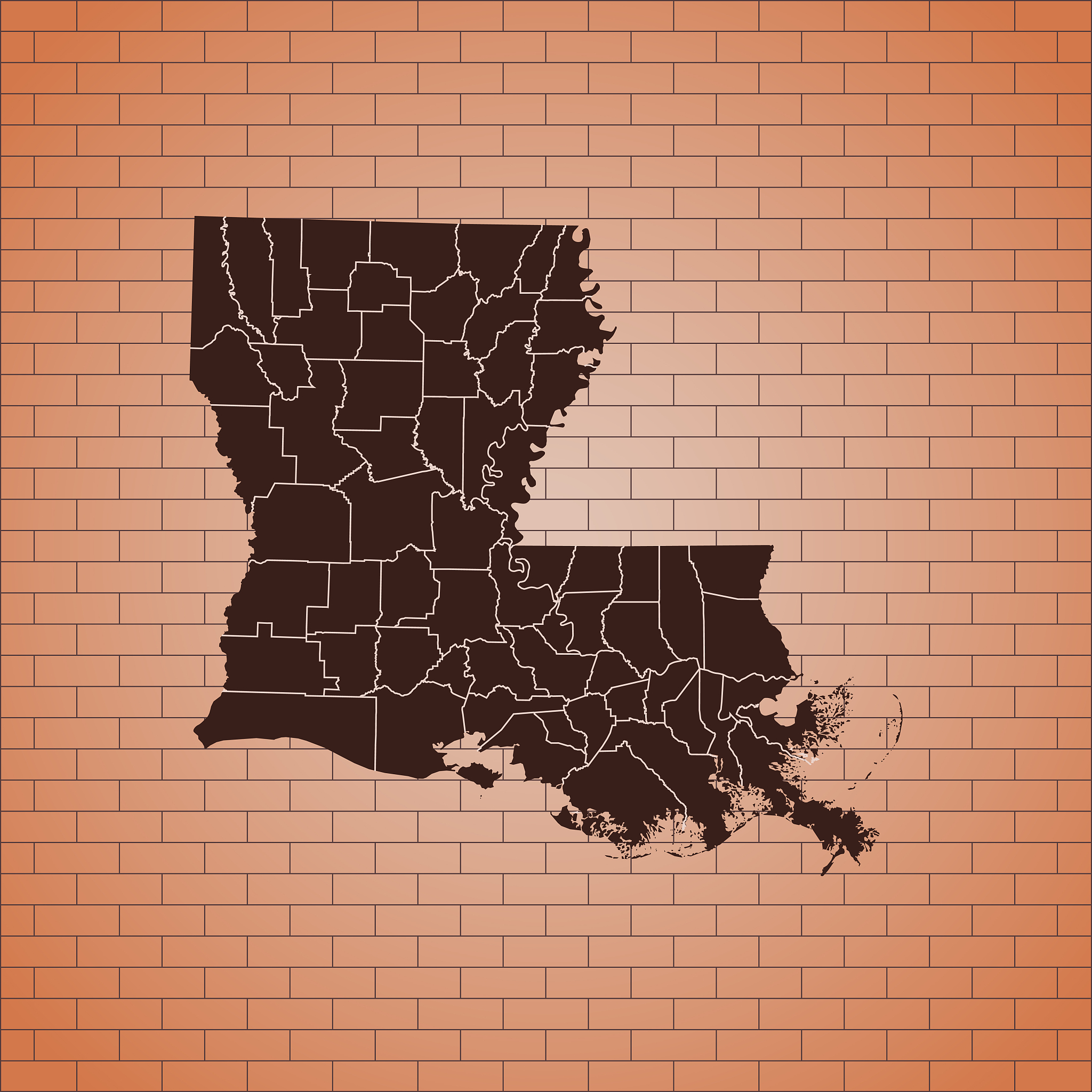 louisiana map