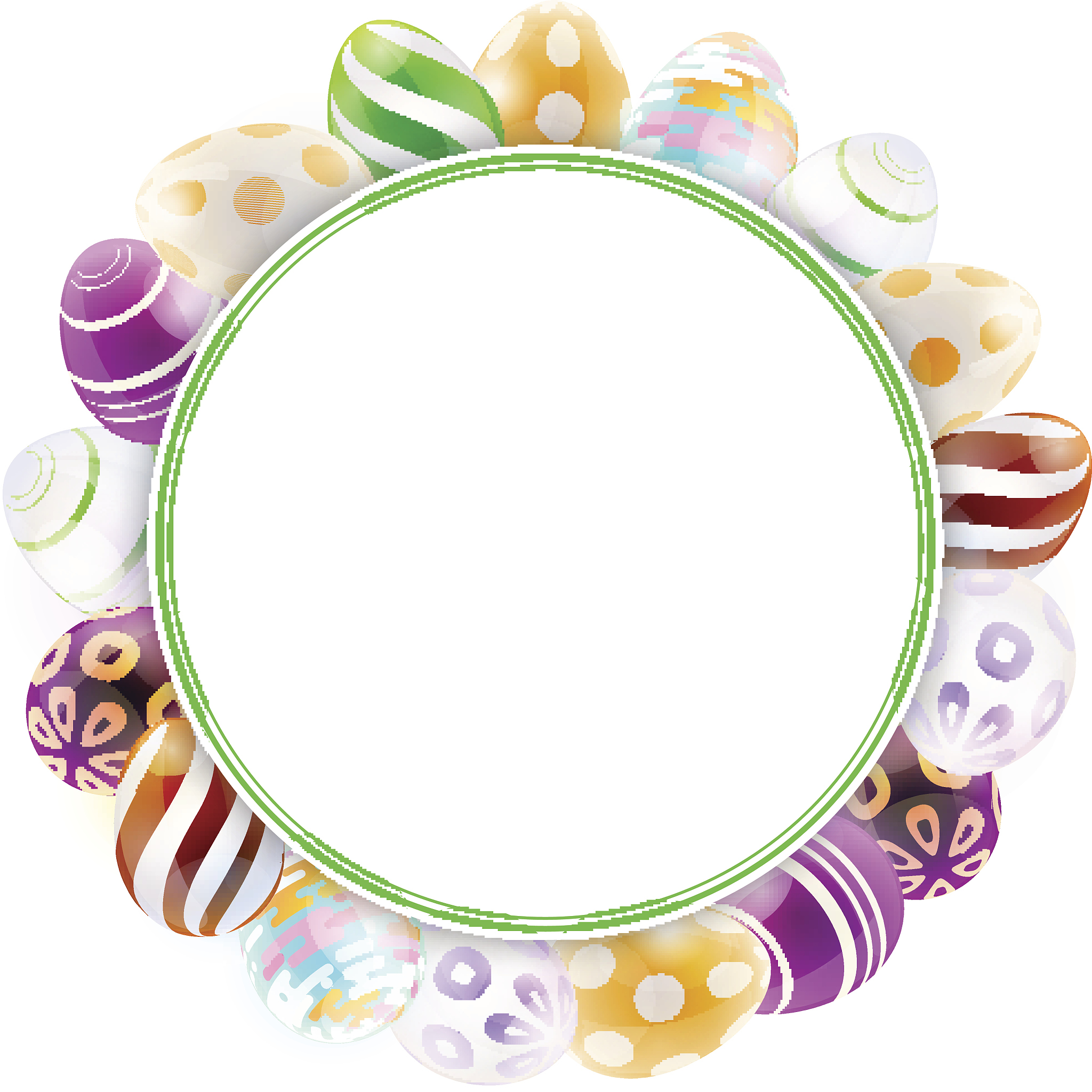abstract background with glass eggs.