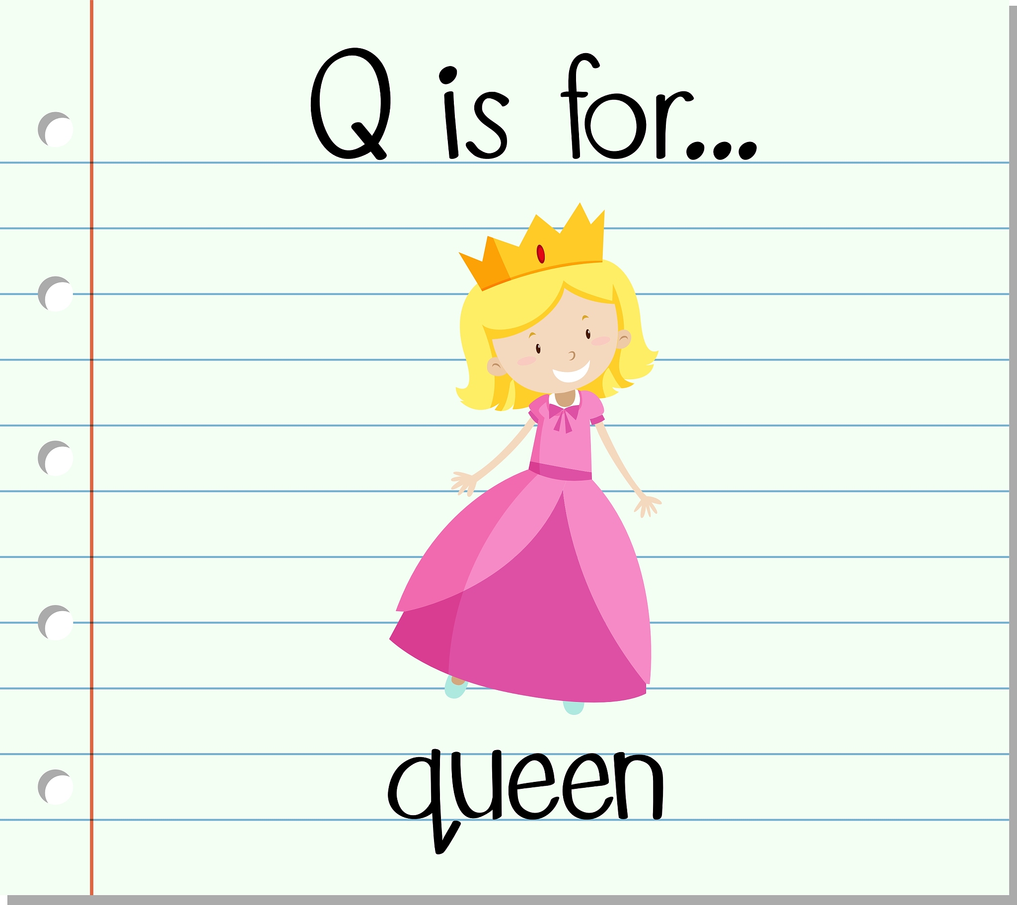闪卡,英文字母<strong>q</strong>,伊丽莎白二世,文字,字母,图像,英格兰,手写,拼写