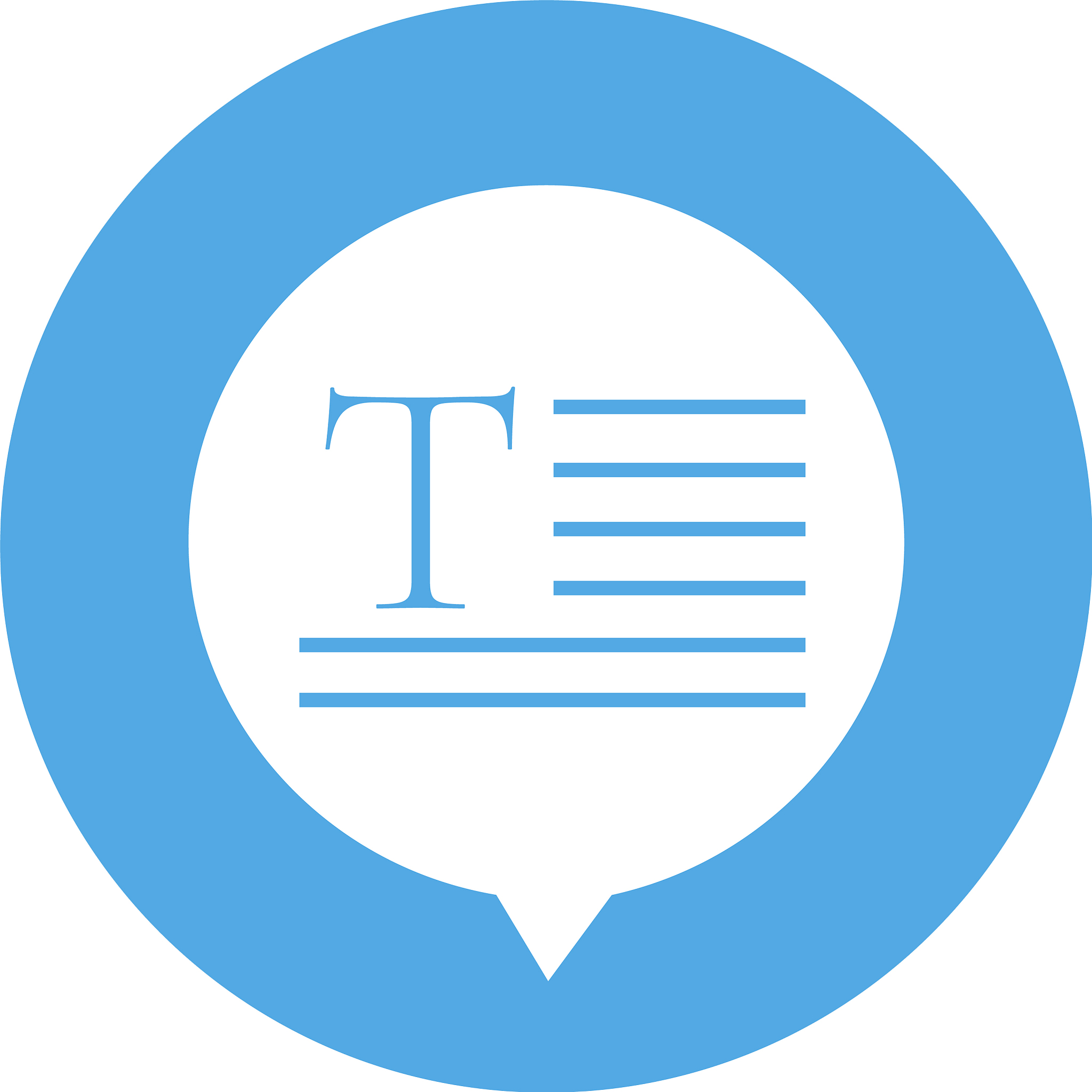 stylish blue speech to text or text to speech