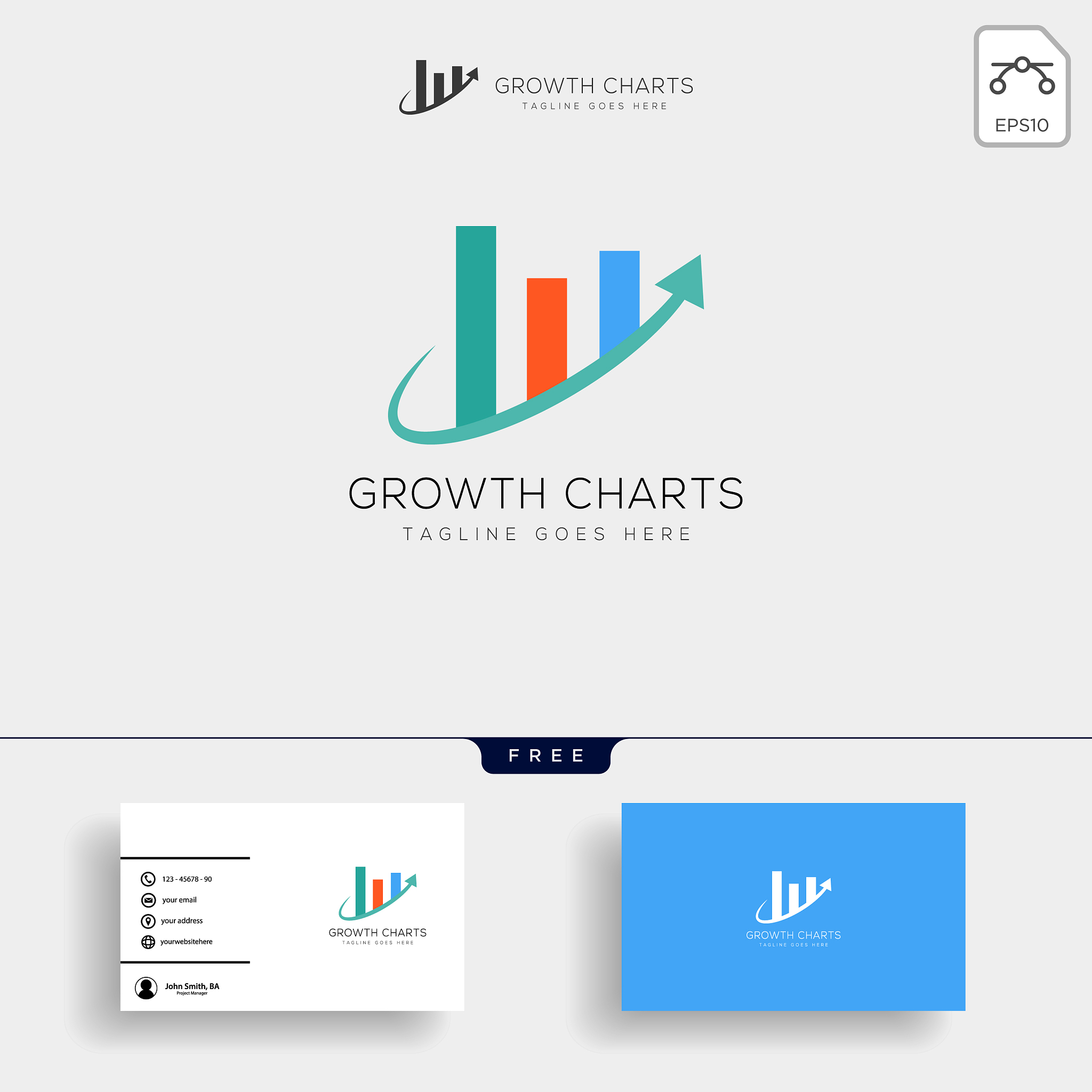 accounting finance creative logo template isolated
