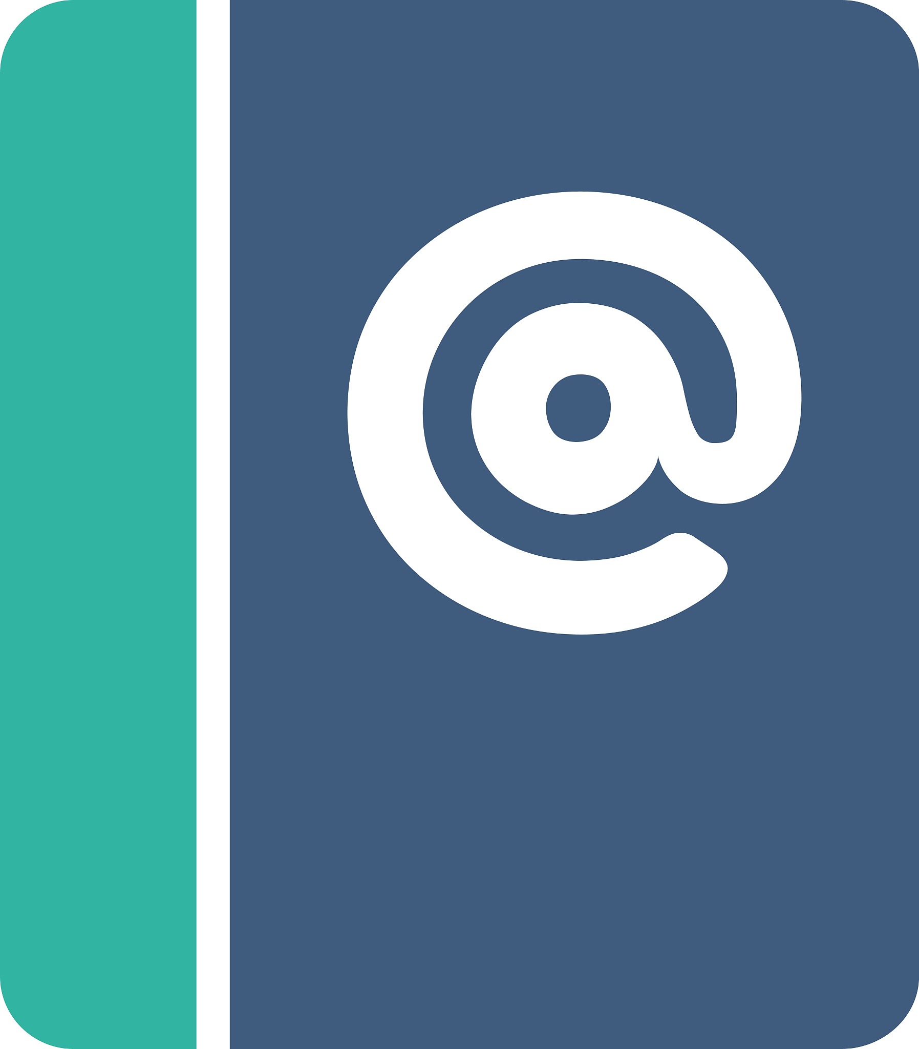 emails icon from business bicolor set