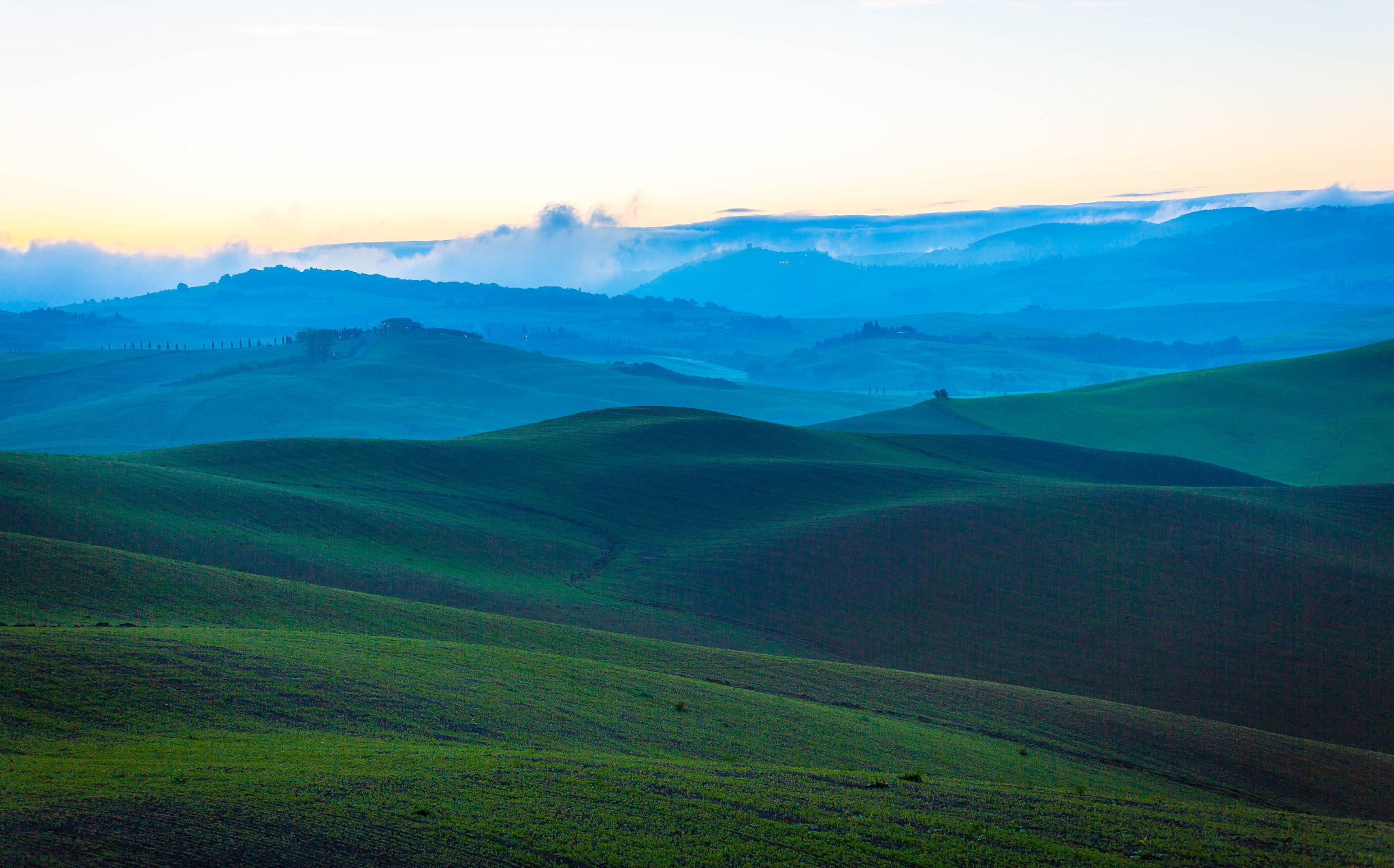 morning in the valley
