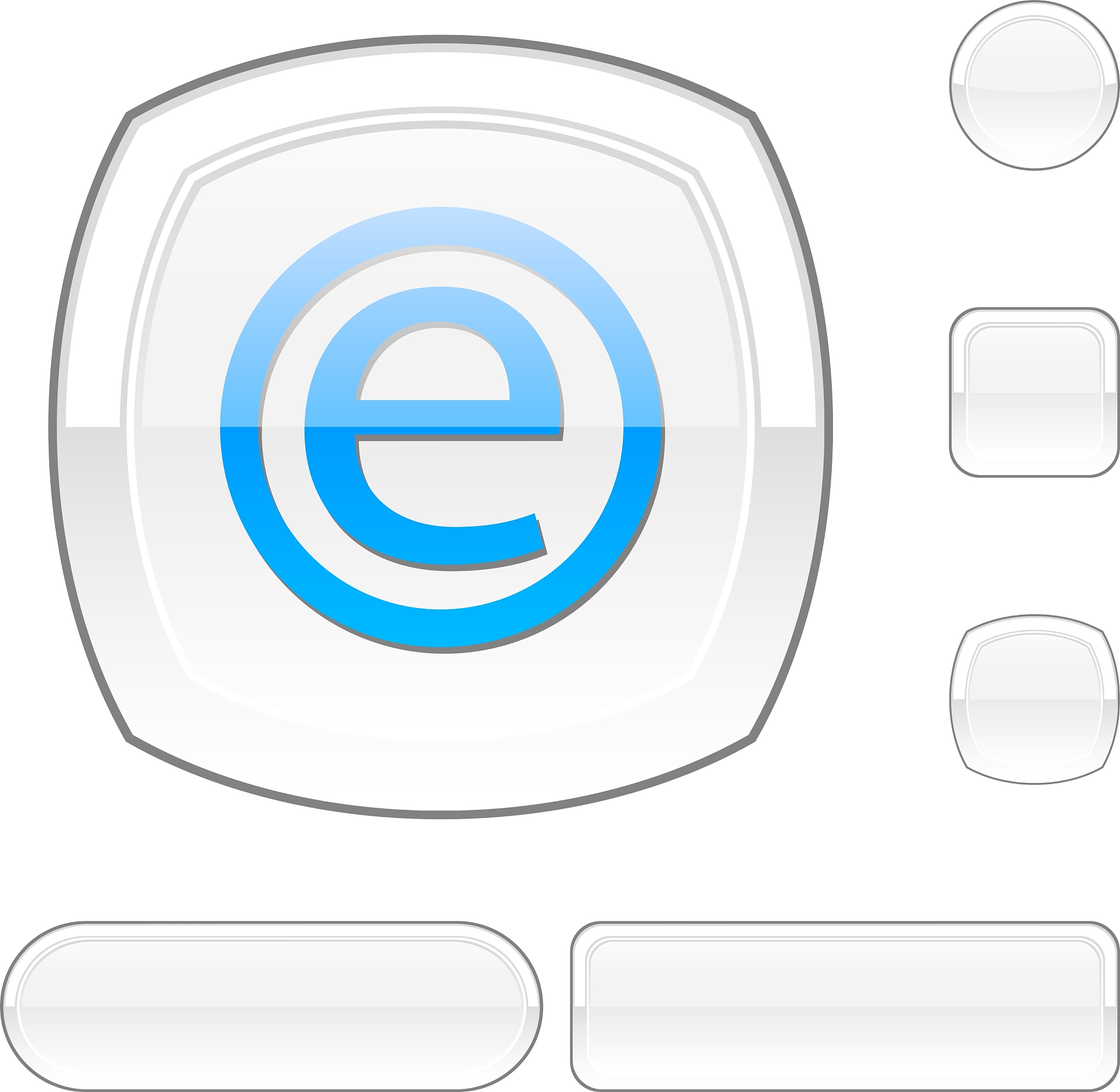 enternet white button