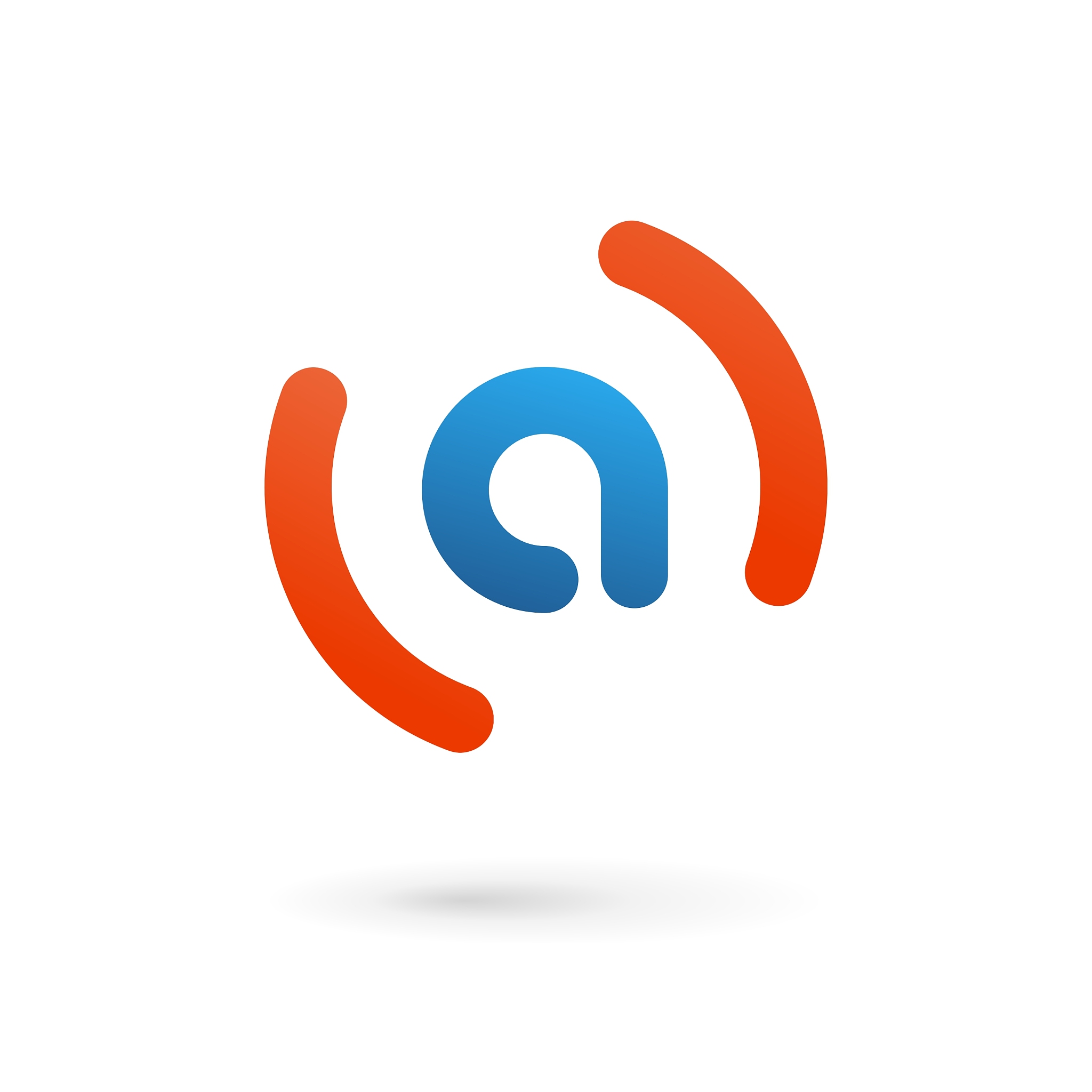 letter a logo icon design template elements