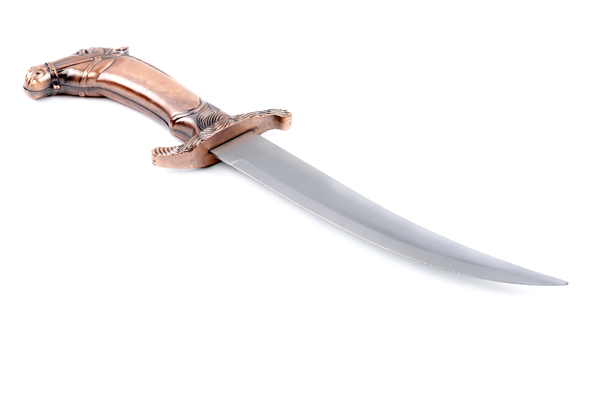knife on a white background