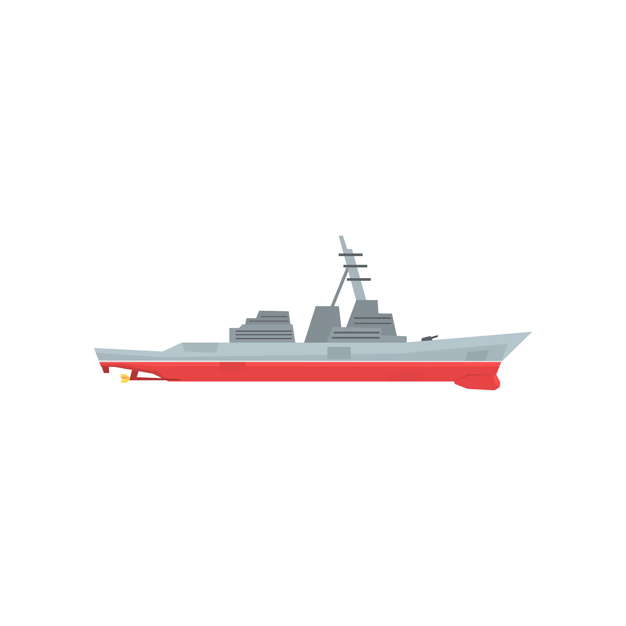 navy battleship icon military ship with large