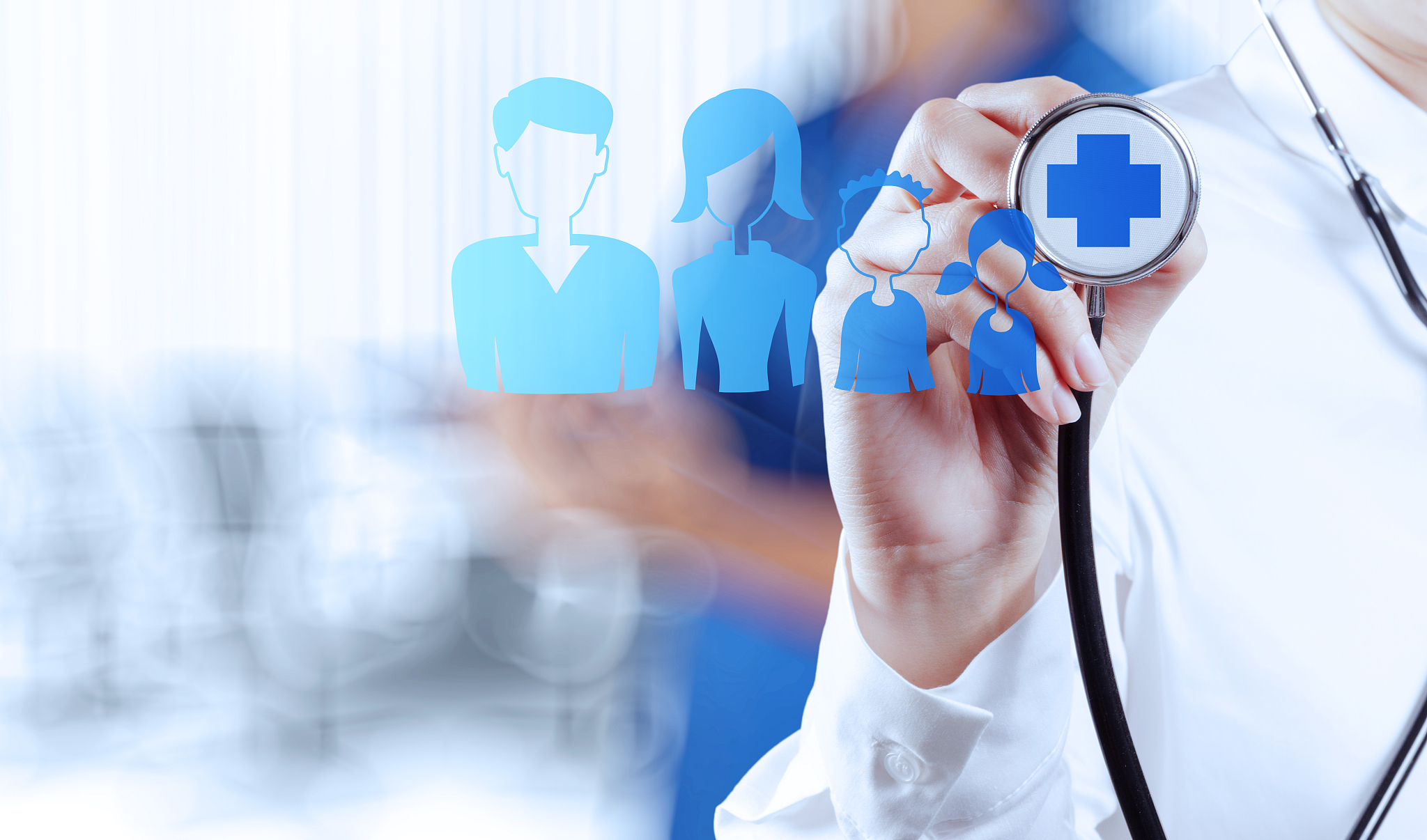 success smart medical doctor working with operating room