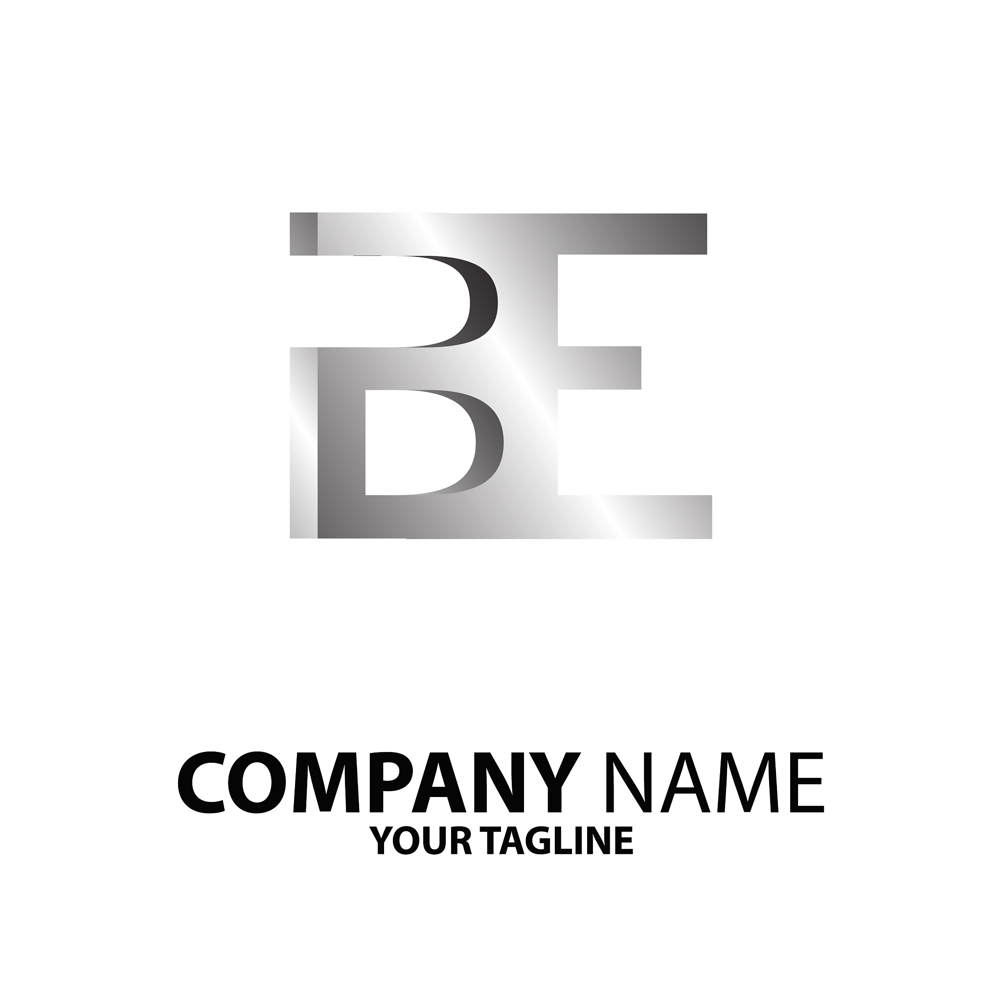 be initial buildings logo concept can be used for