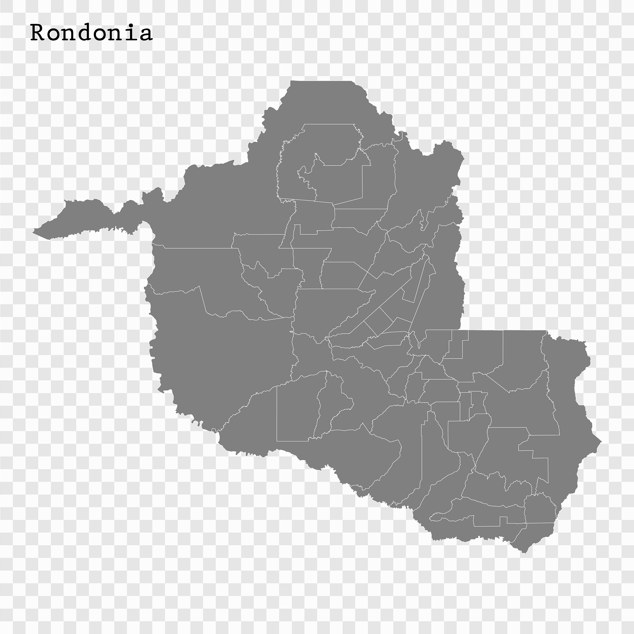 high quality mapstate brazil