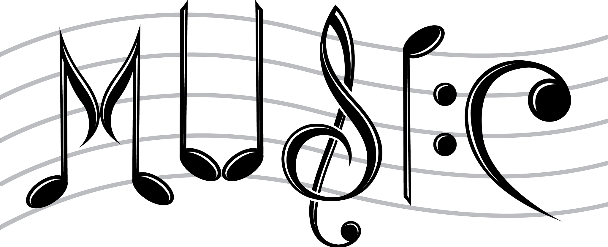 word music as notes