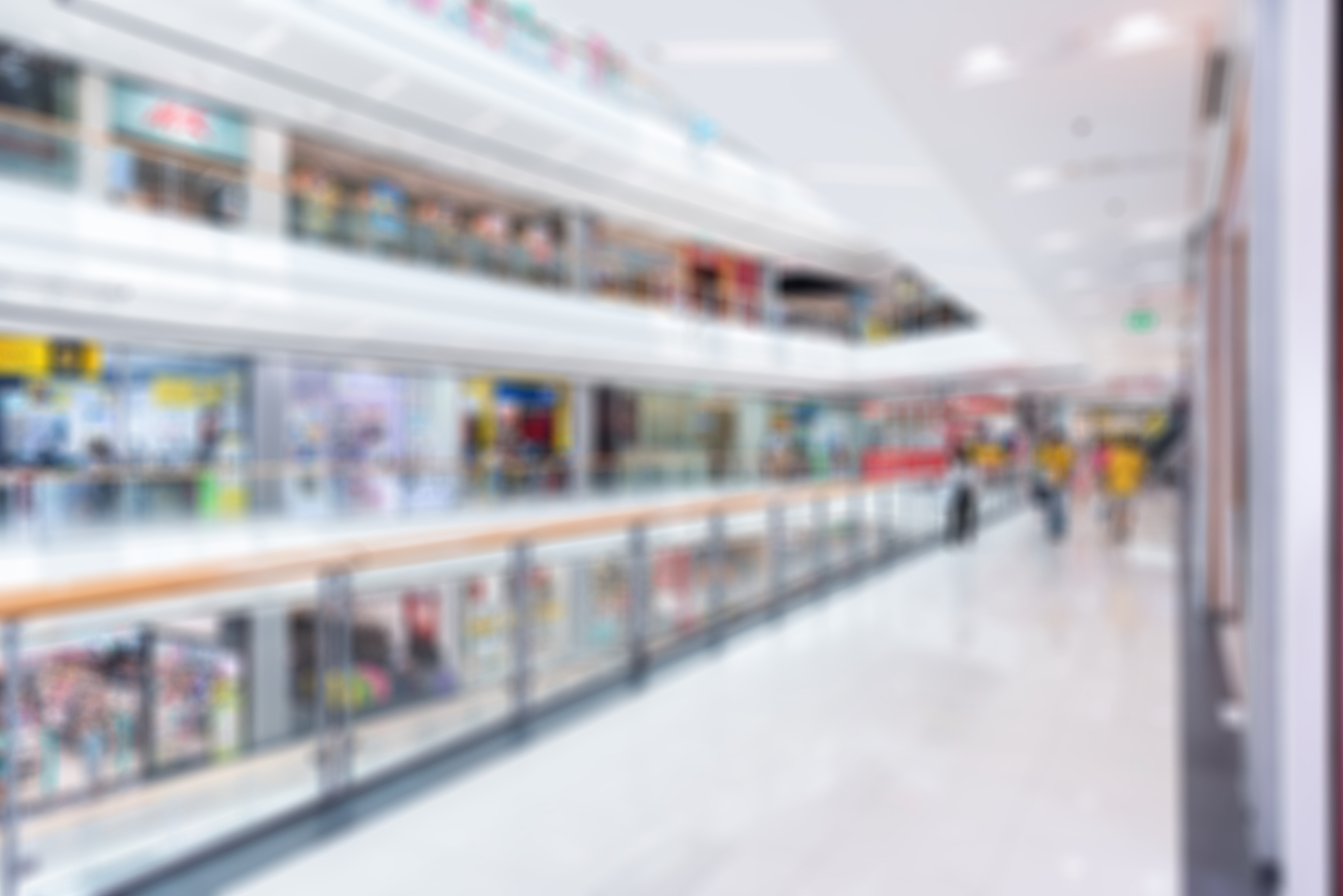 department store or shopping mall