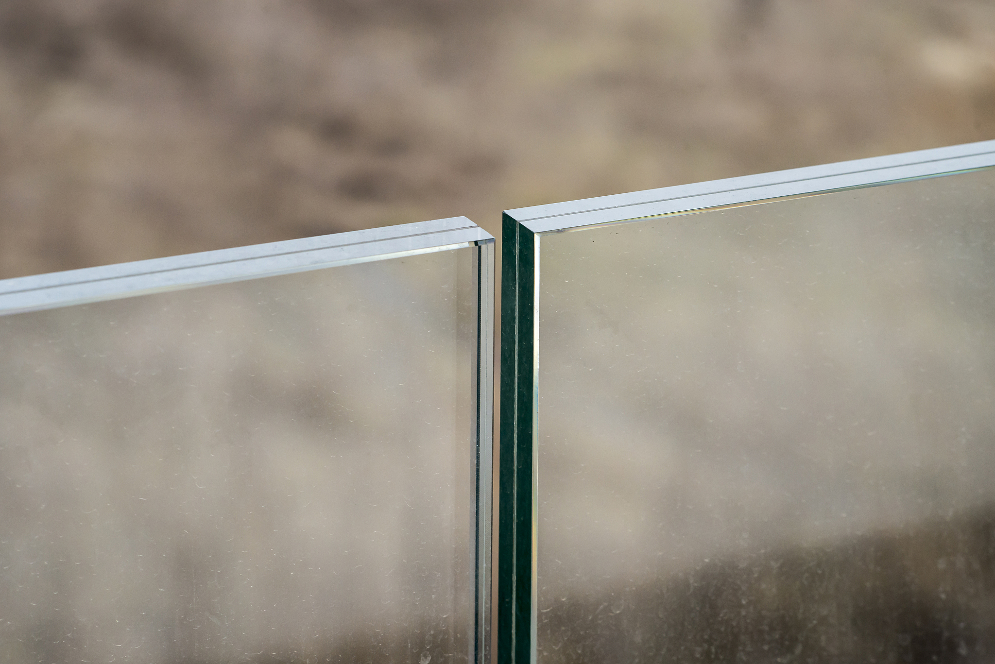 hardened glass fence