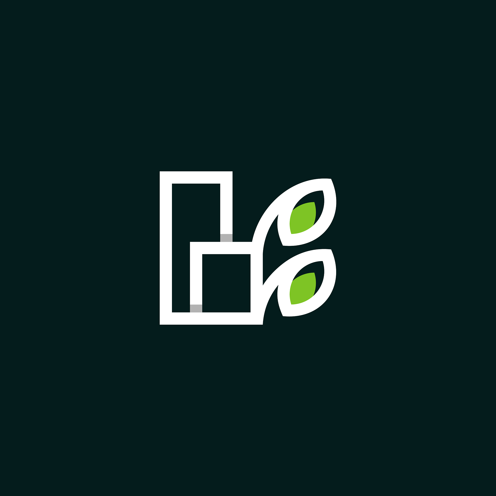 building city leaf naturally creative business log