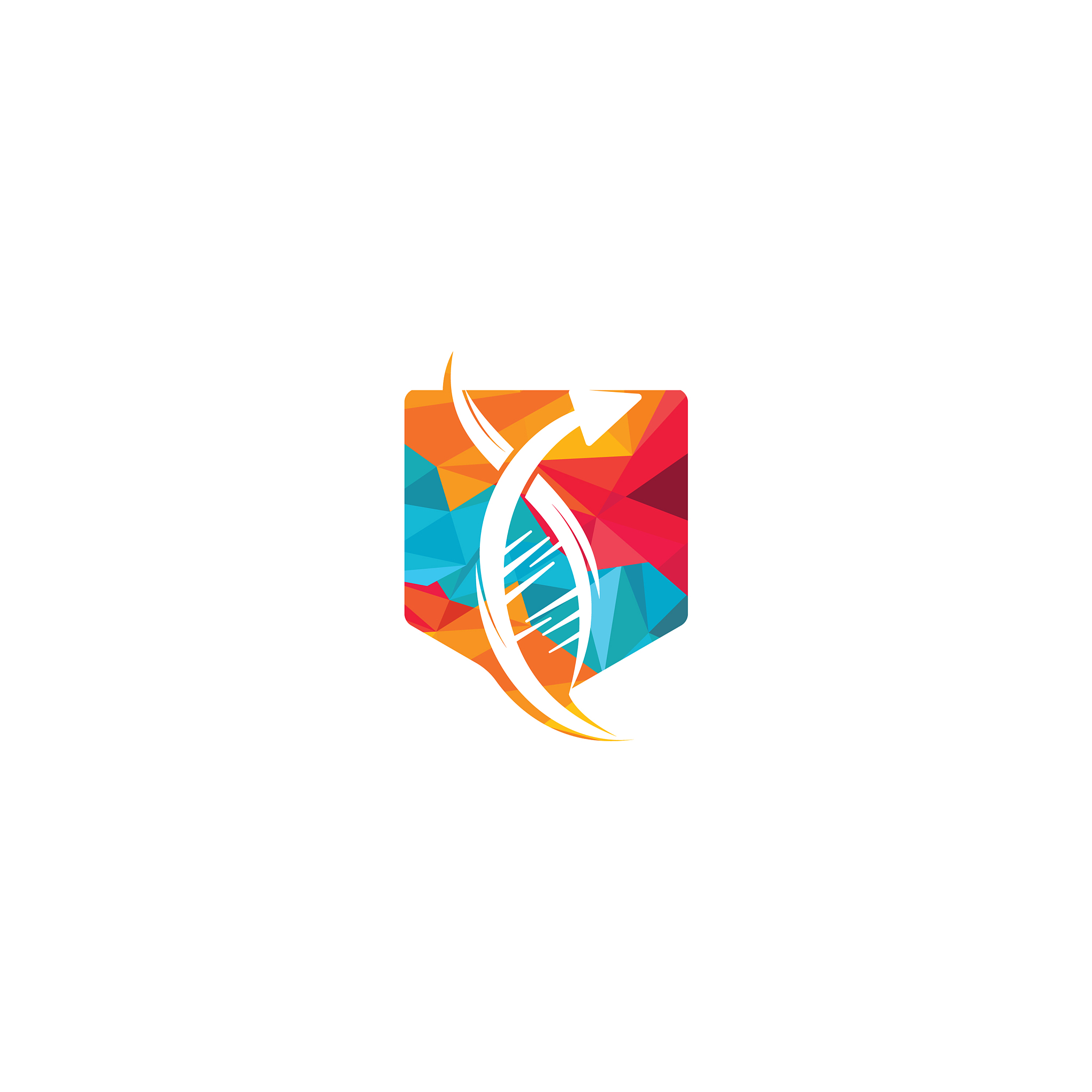 human dna and genetic logo design