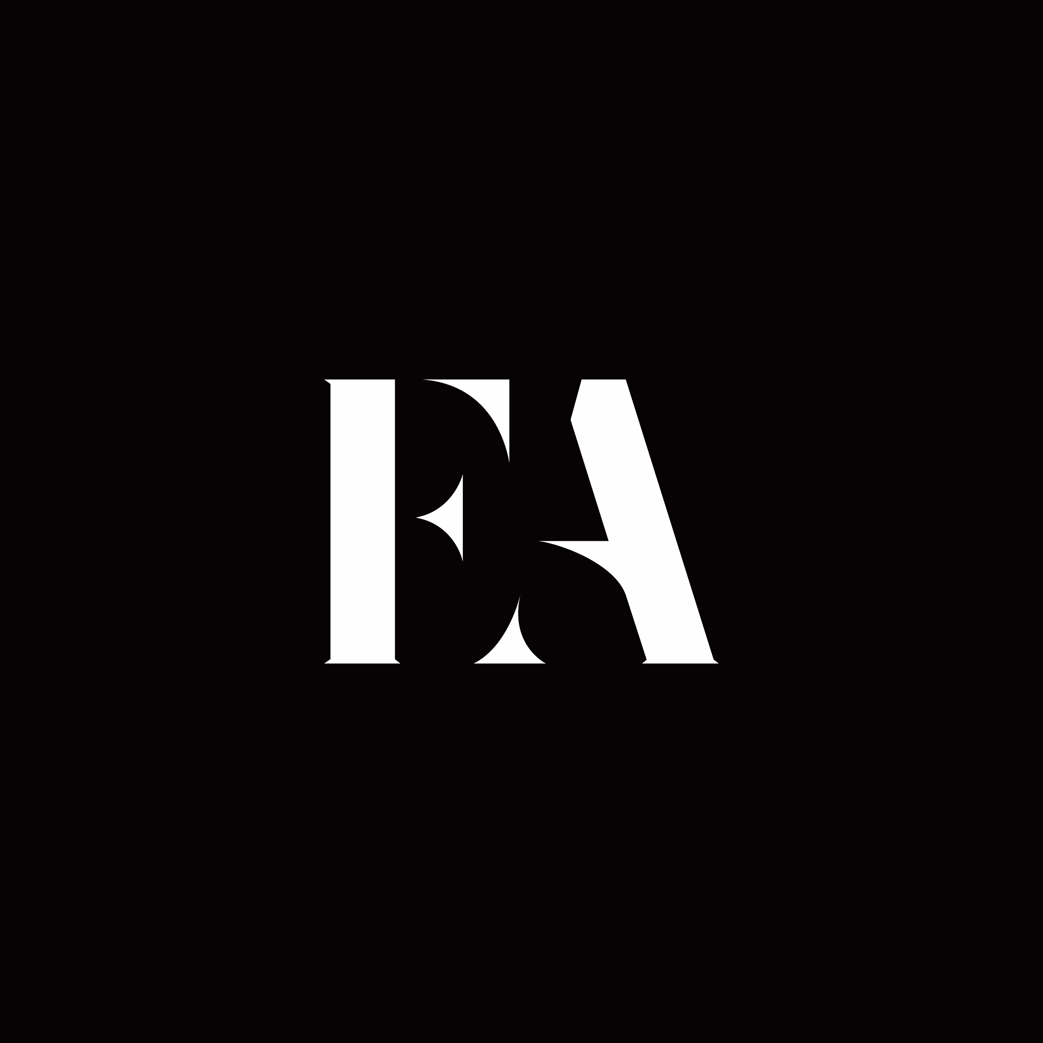 fa logo letter initial logo designs template