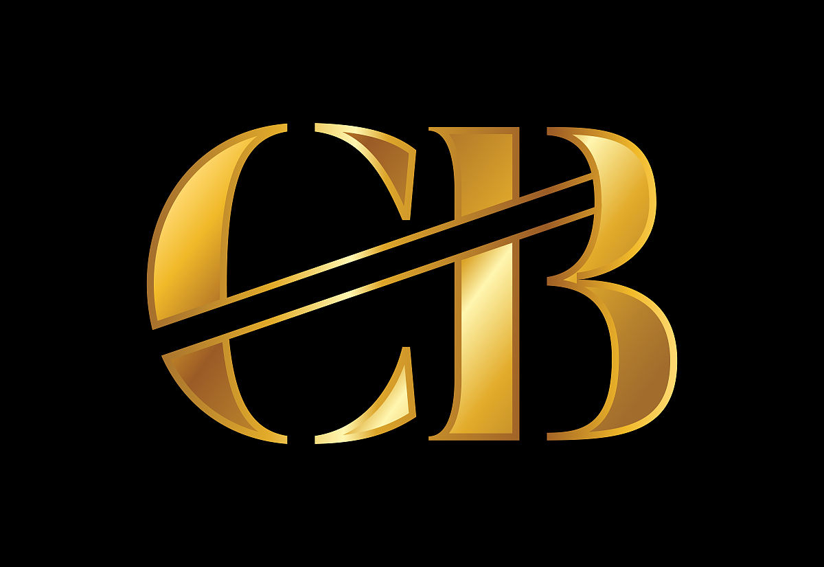 初始字母c b标志设计矢量模板.图形字母符号为公司业务