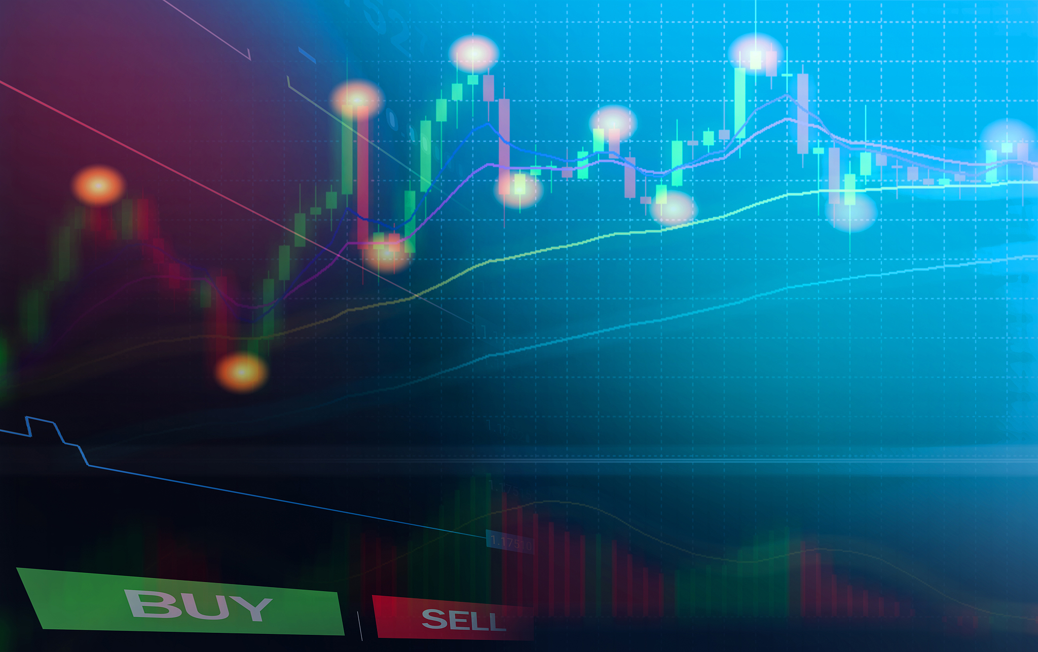 stock forex trading business graph charts of financial forex cha
